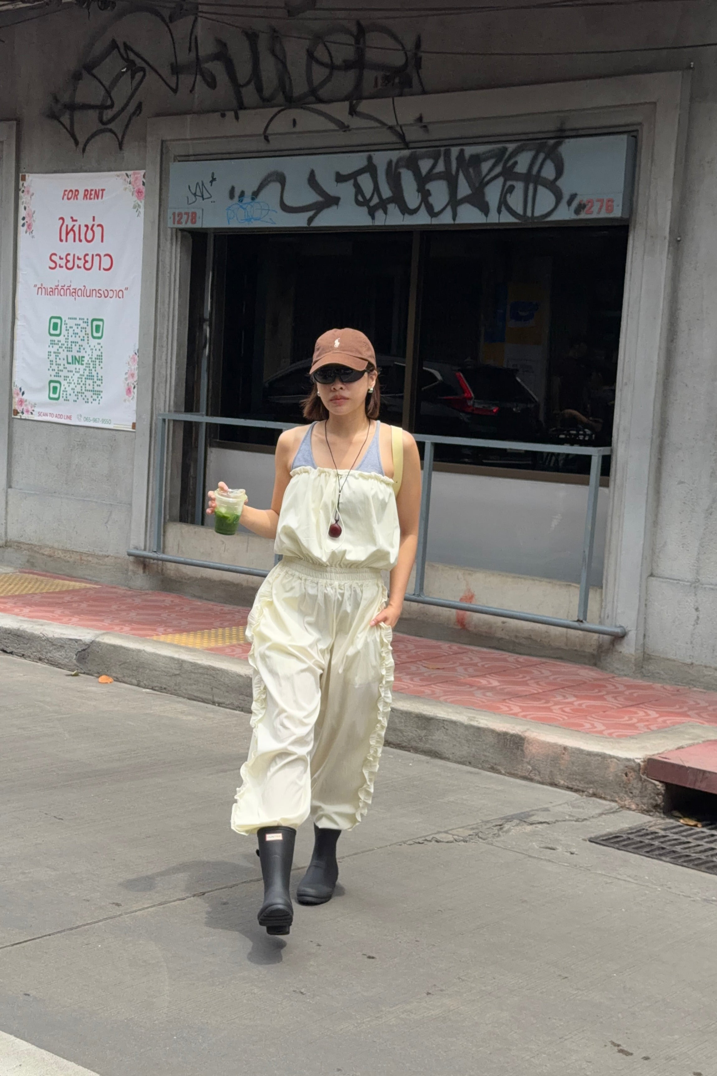 Sena 2-Way Frill Jumpsuit
