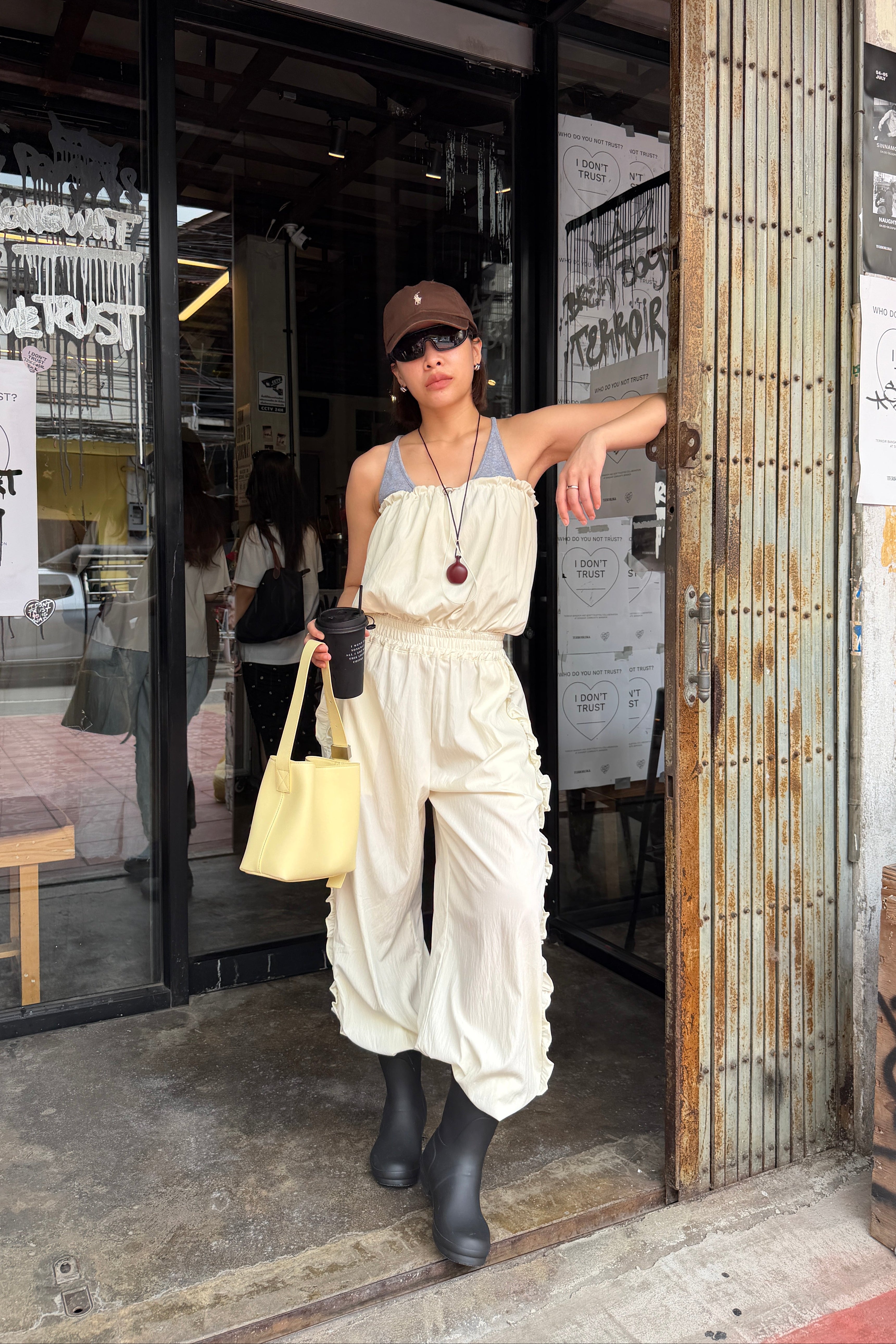 Sena 2-Way Frill Jumpsuit