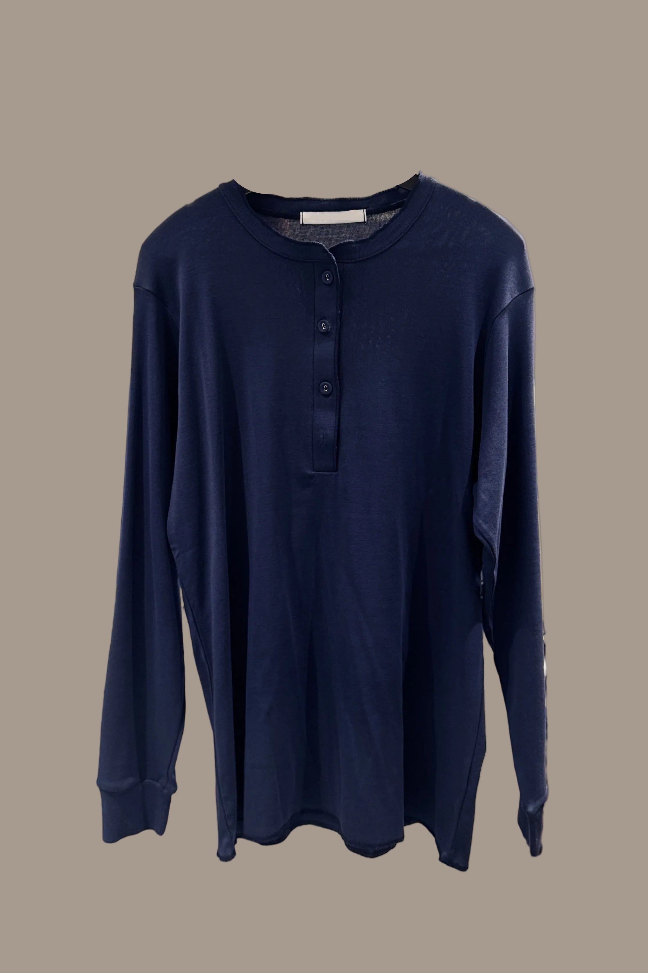 Elin Button Neck Soft Tee
