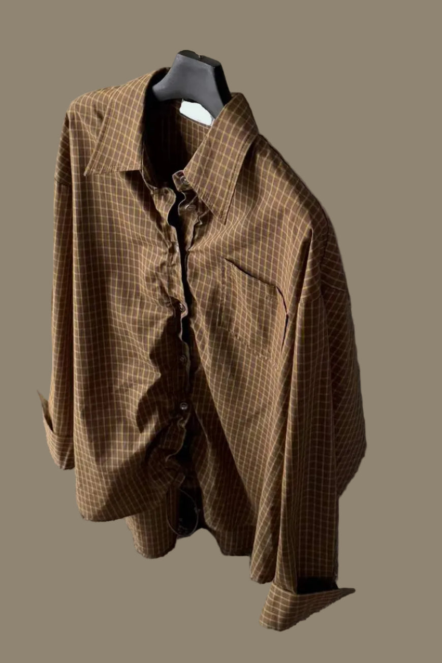 Aster Ruched Oversized Shirt