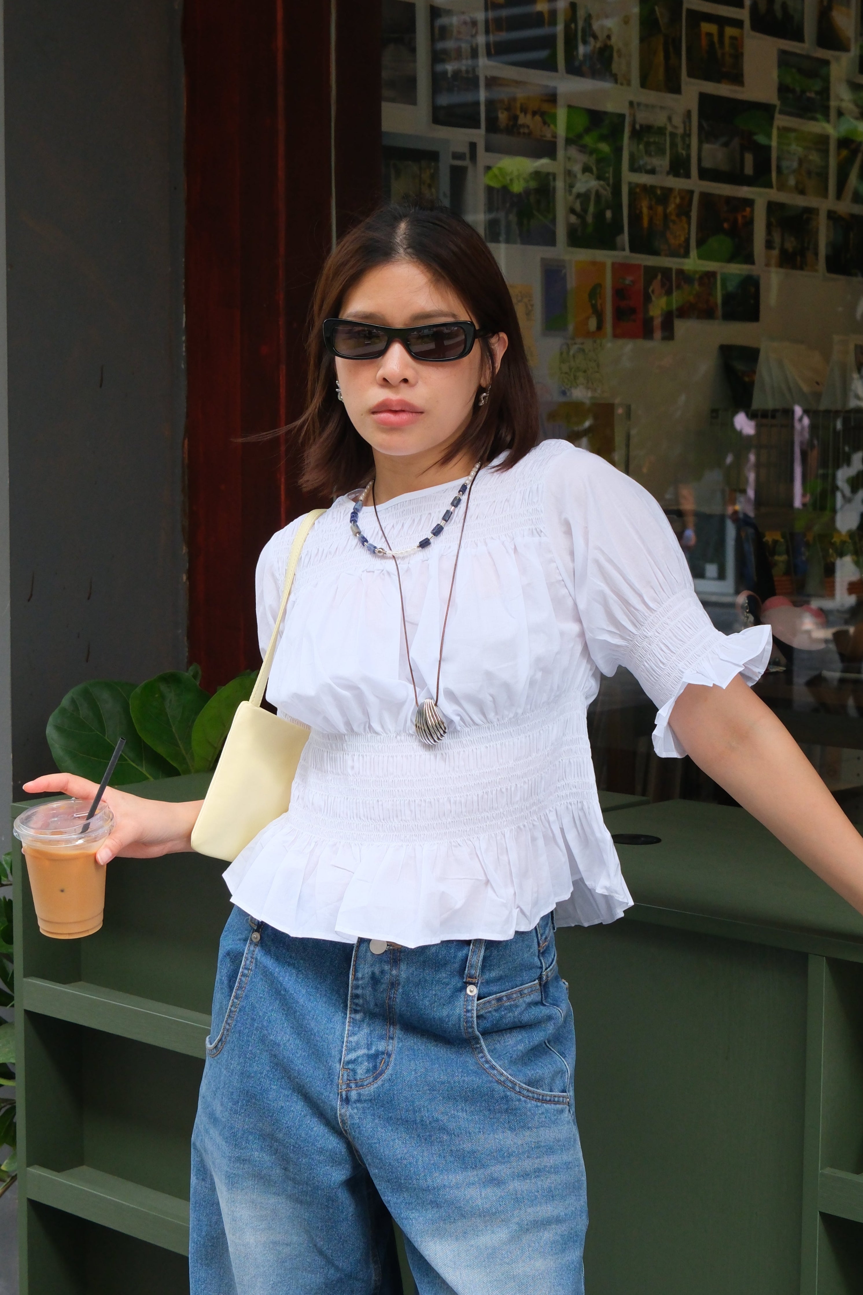Ahyeon smock blouse