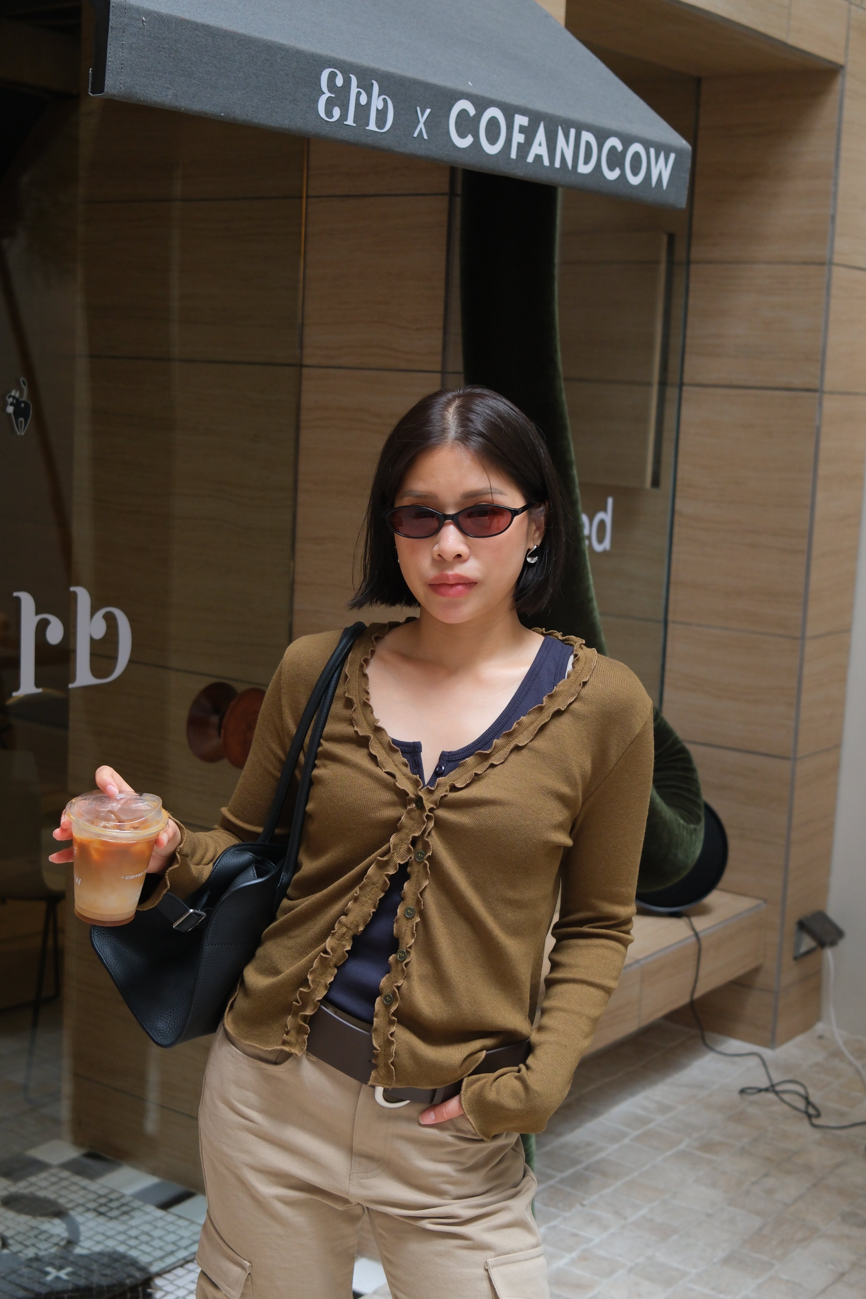 Ren frill edge cardigan