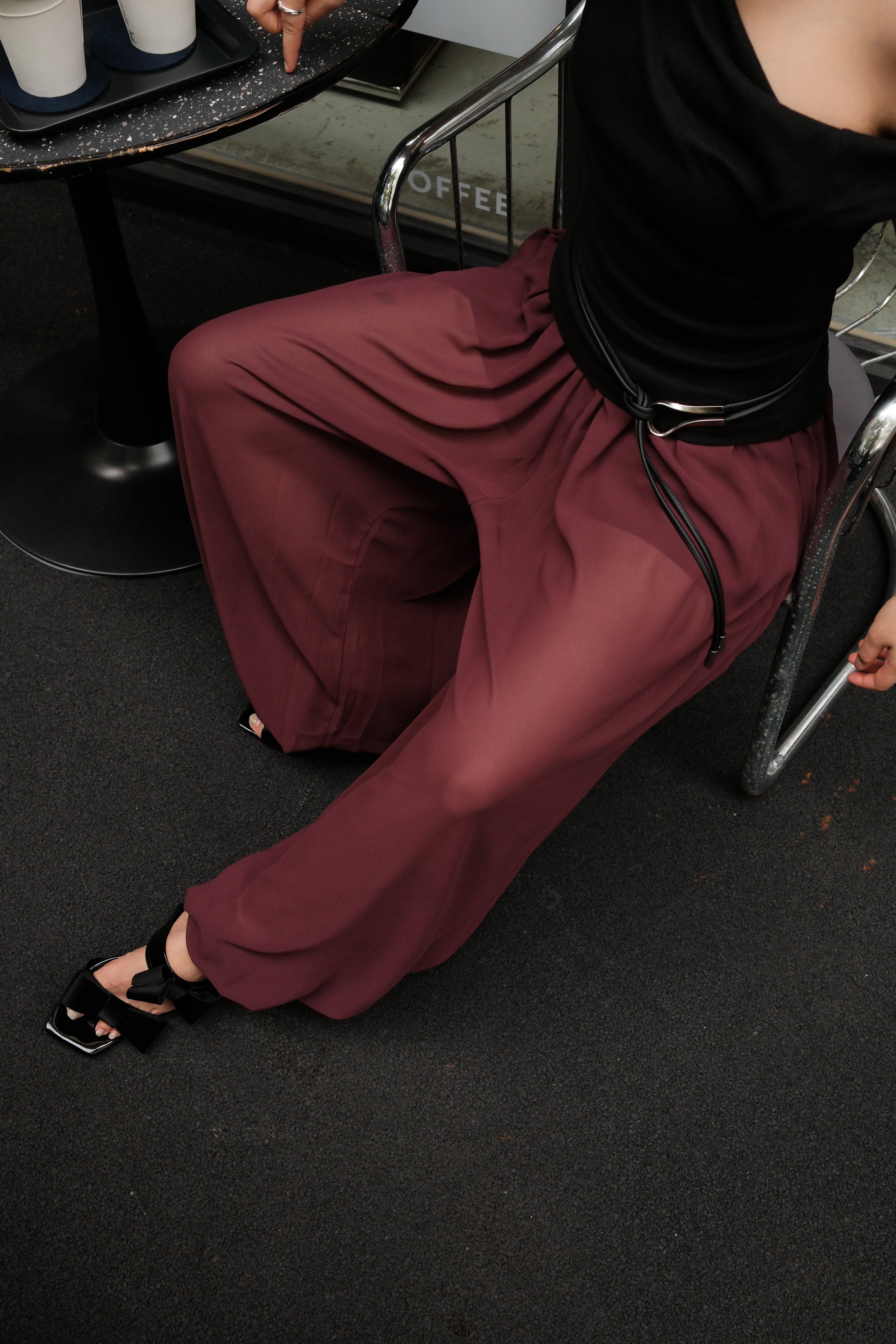 Jasmin semi sheer harem pants