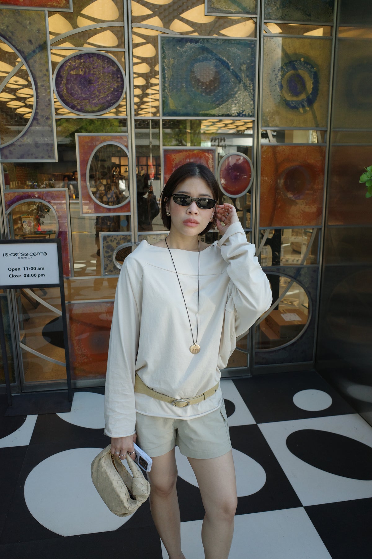 Twist Asymmetric Long Sleeve Tee