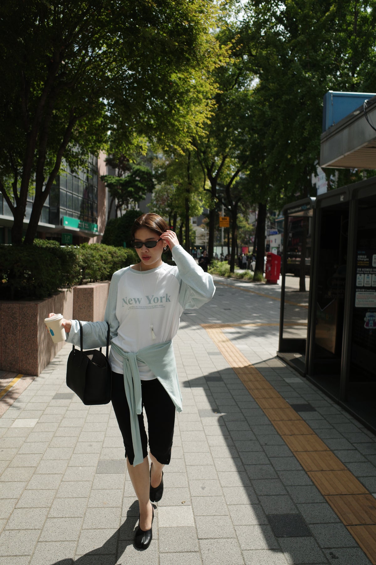 Newyork Raglan Pastel Sleeve Top
