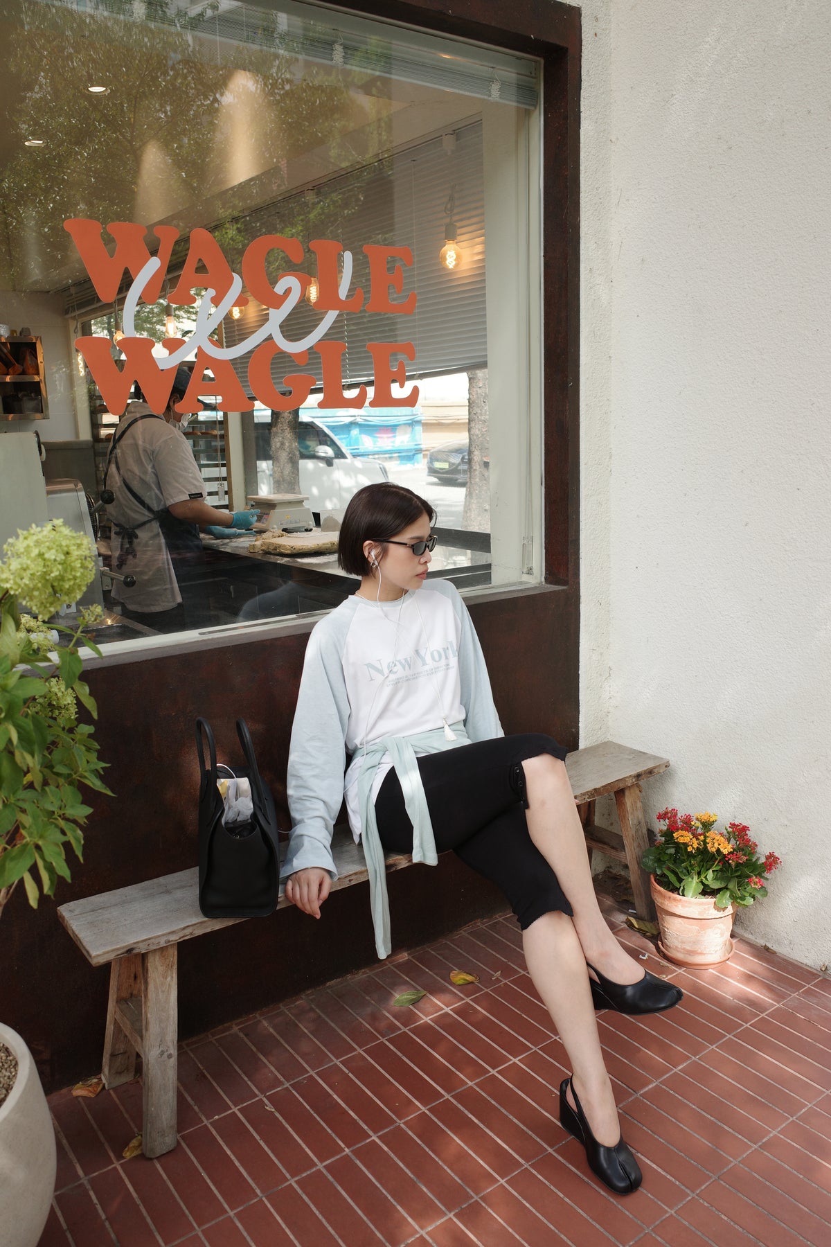 Newyork Raglan Pastel Sleeve Top