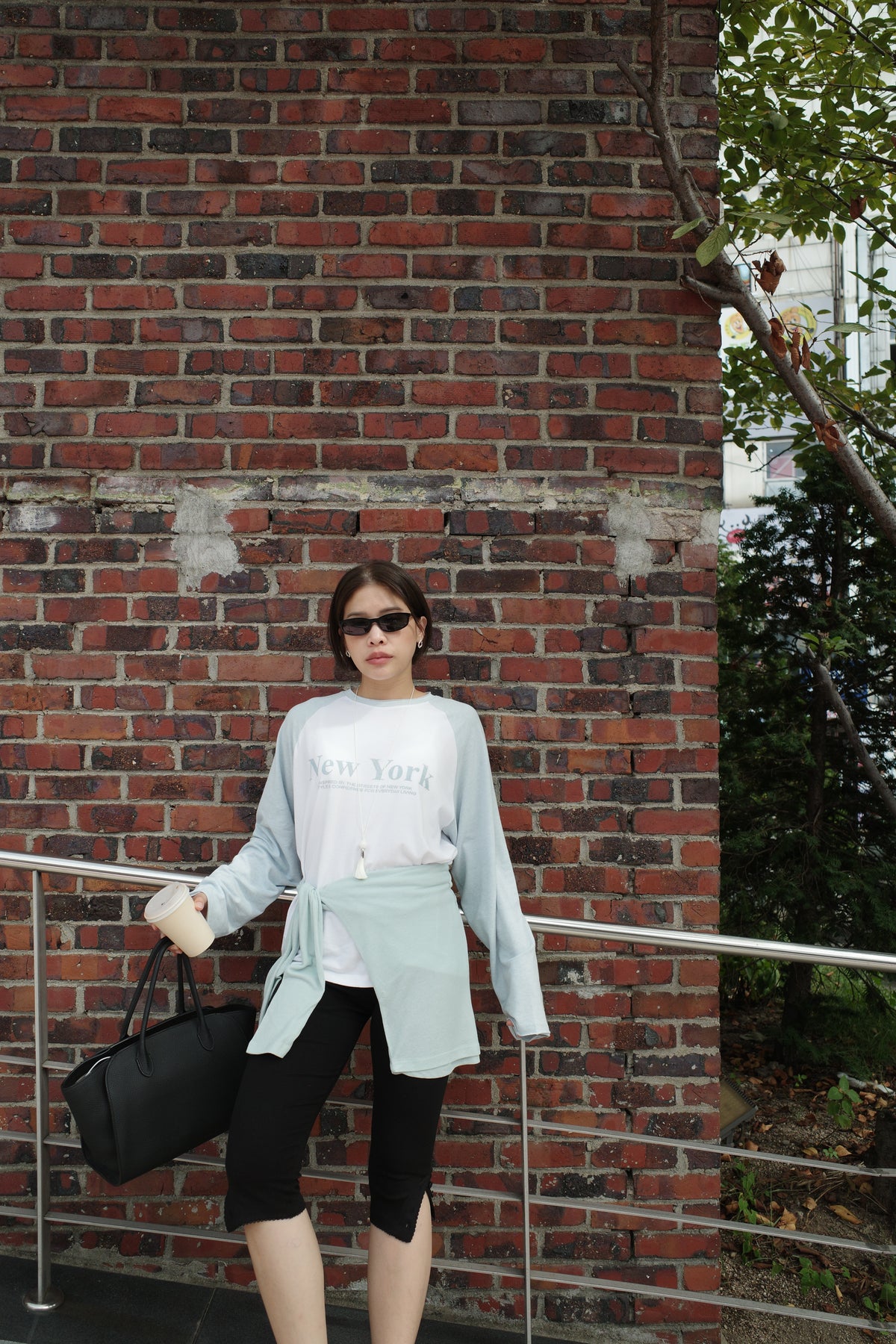 Newyork Raglan Pastel Sleeve Top