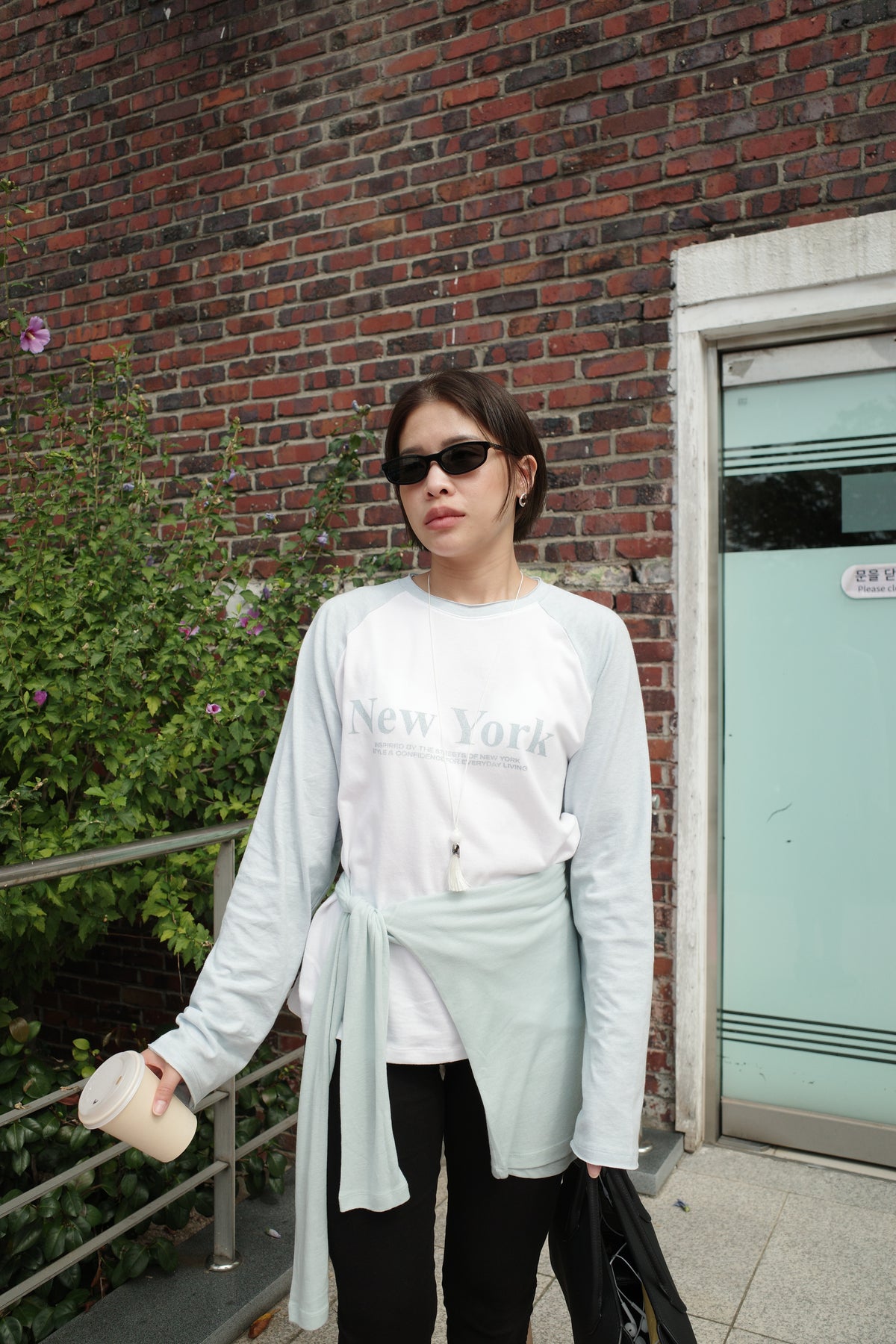 Newyork Raglan Pastel Sleeve Top