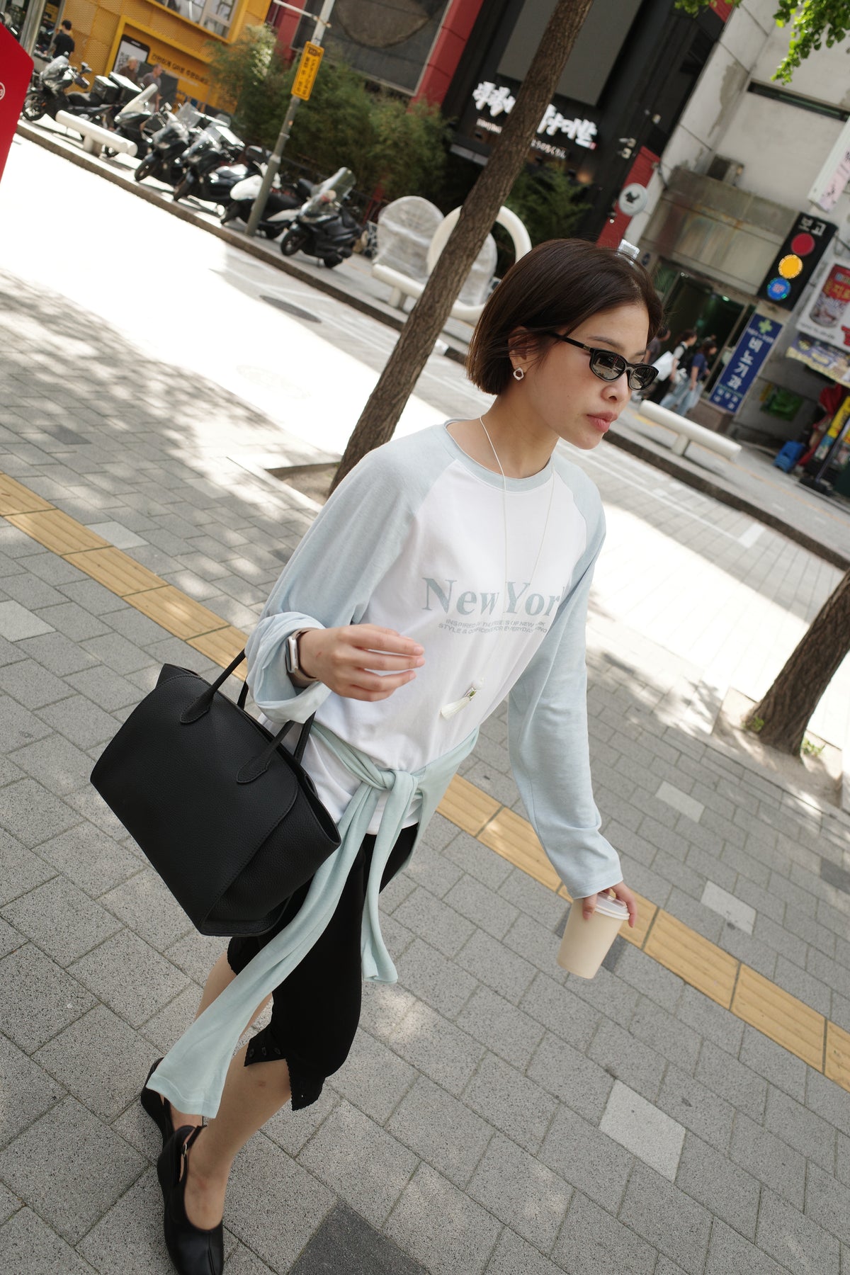 Newyork Raglan Pastel Sleeve Top