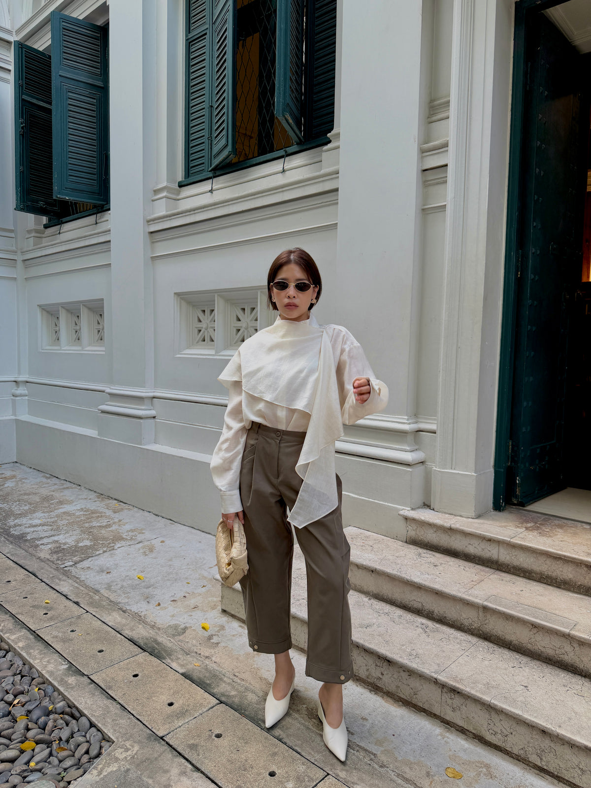 Kori Curved Crop Trousers