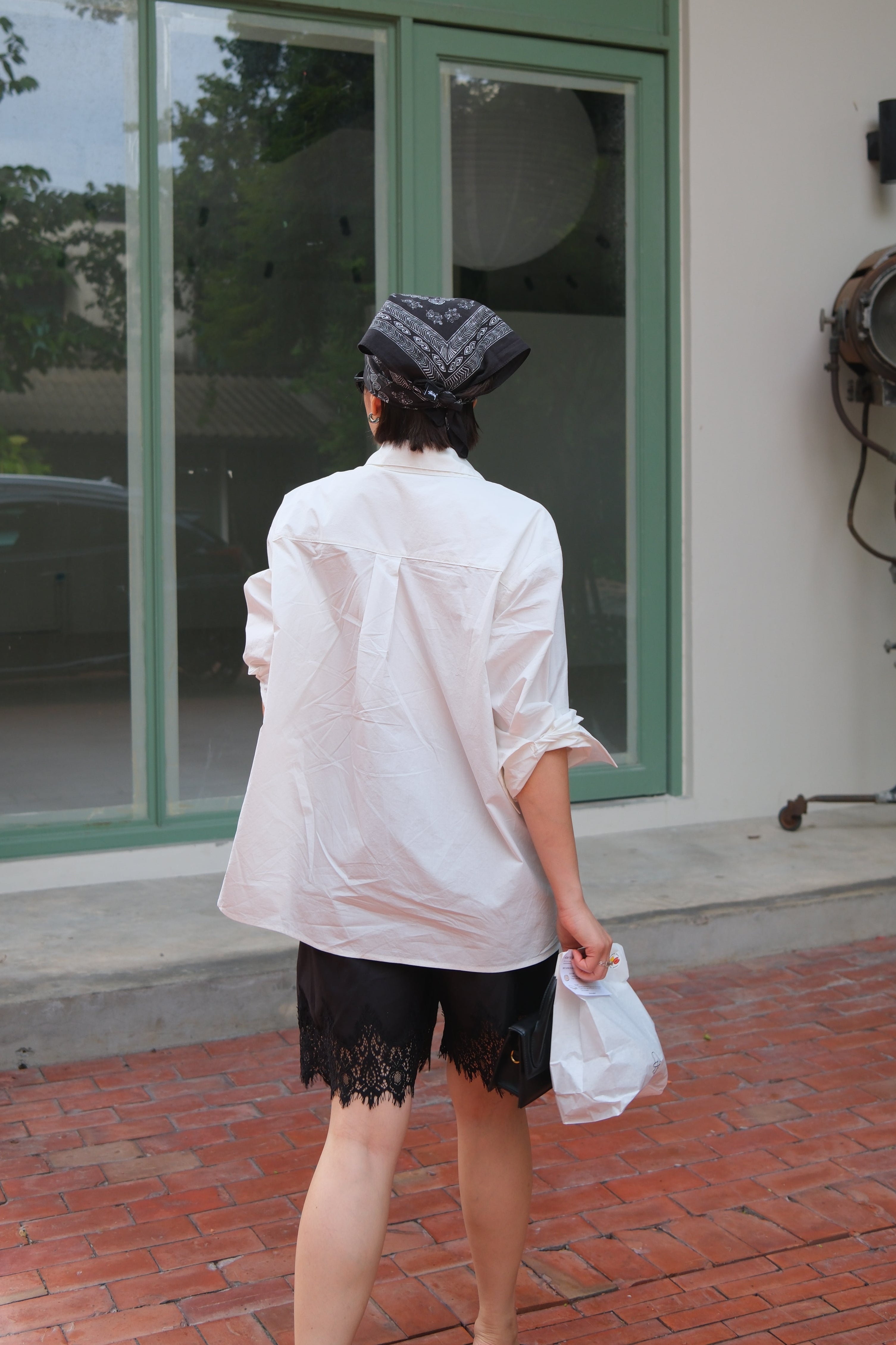 Double Collar Loose Shirt