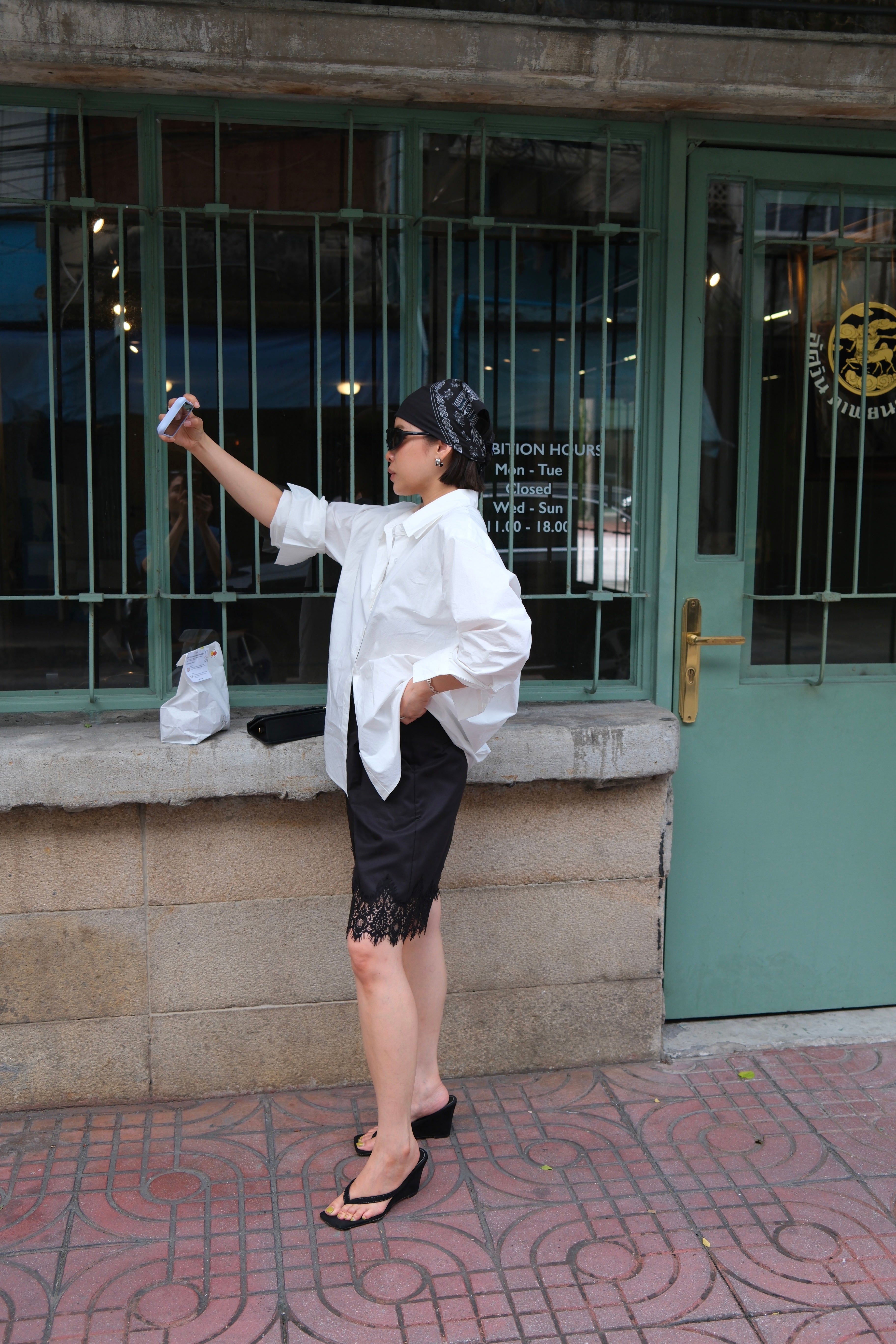 Double Collar Loose Shirt