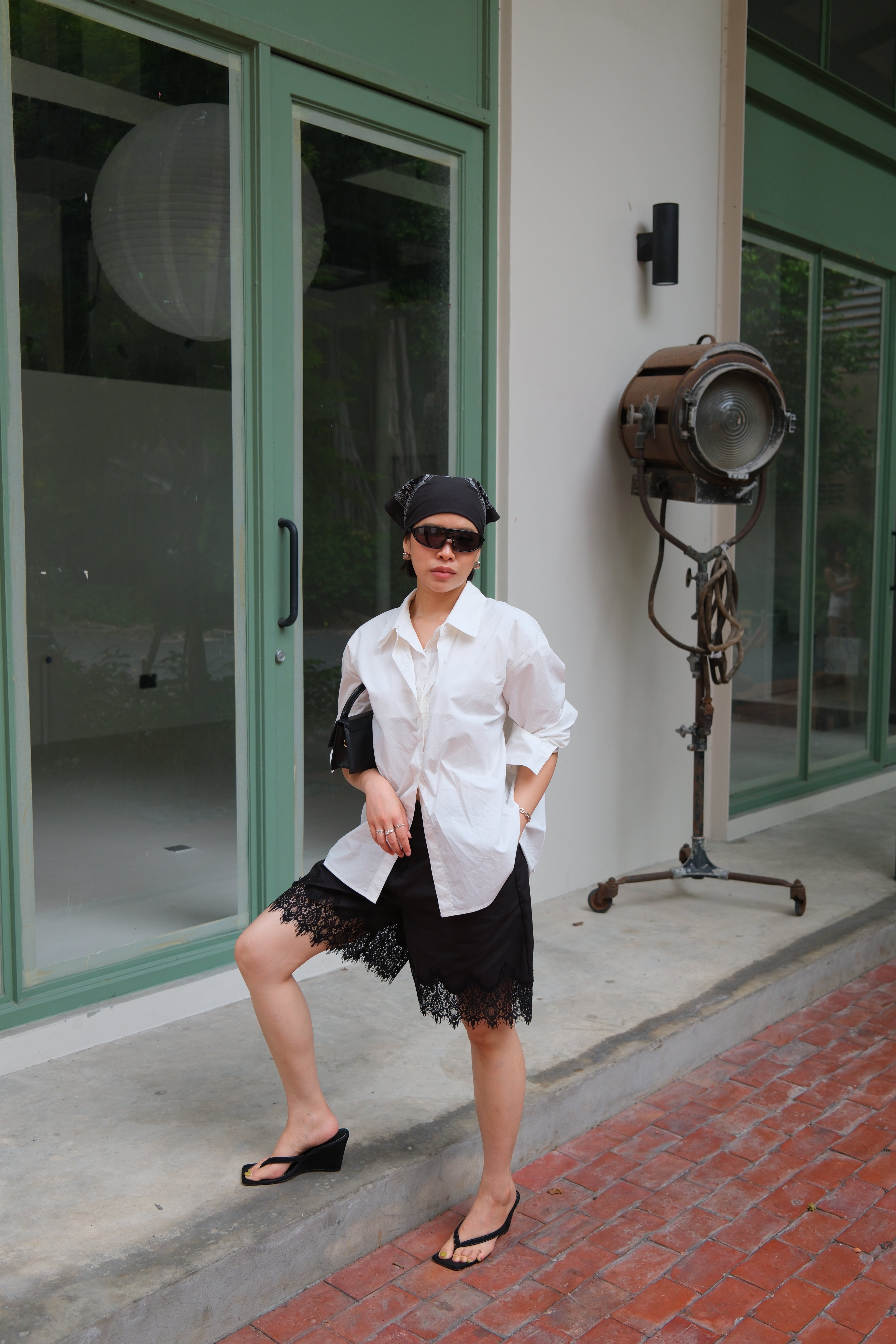 Double Collar Loose Shirt