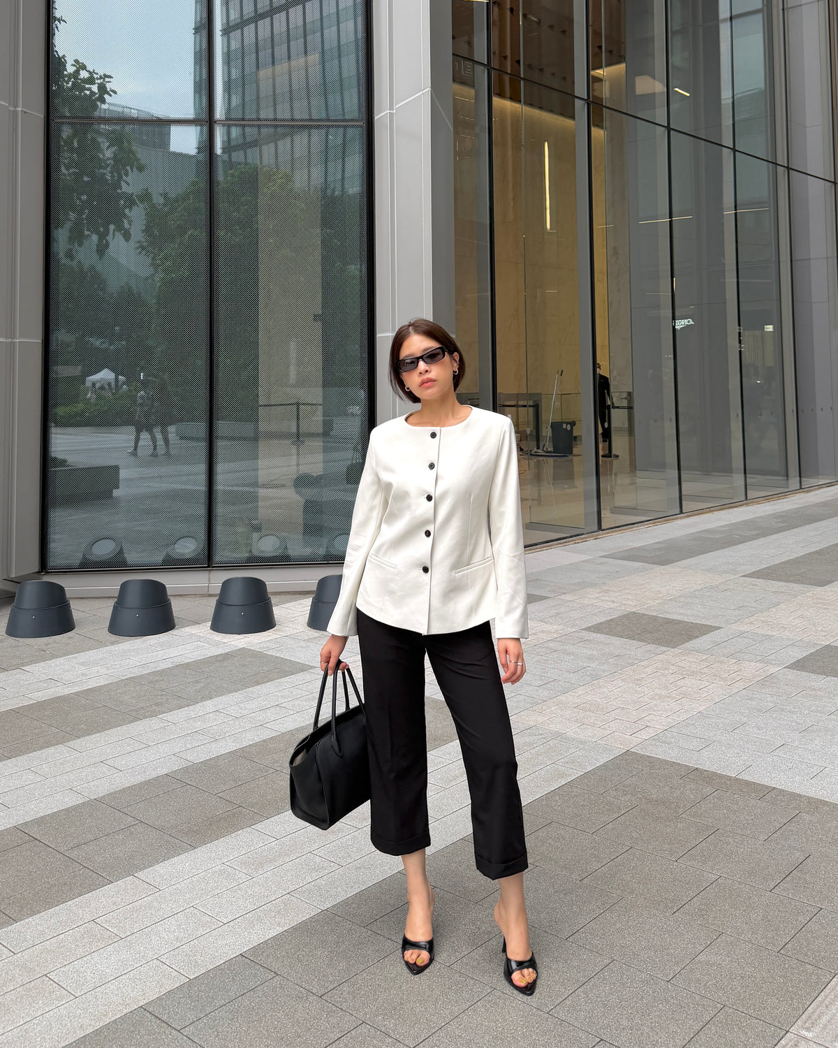 Margot Cuffed Crop Slacks