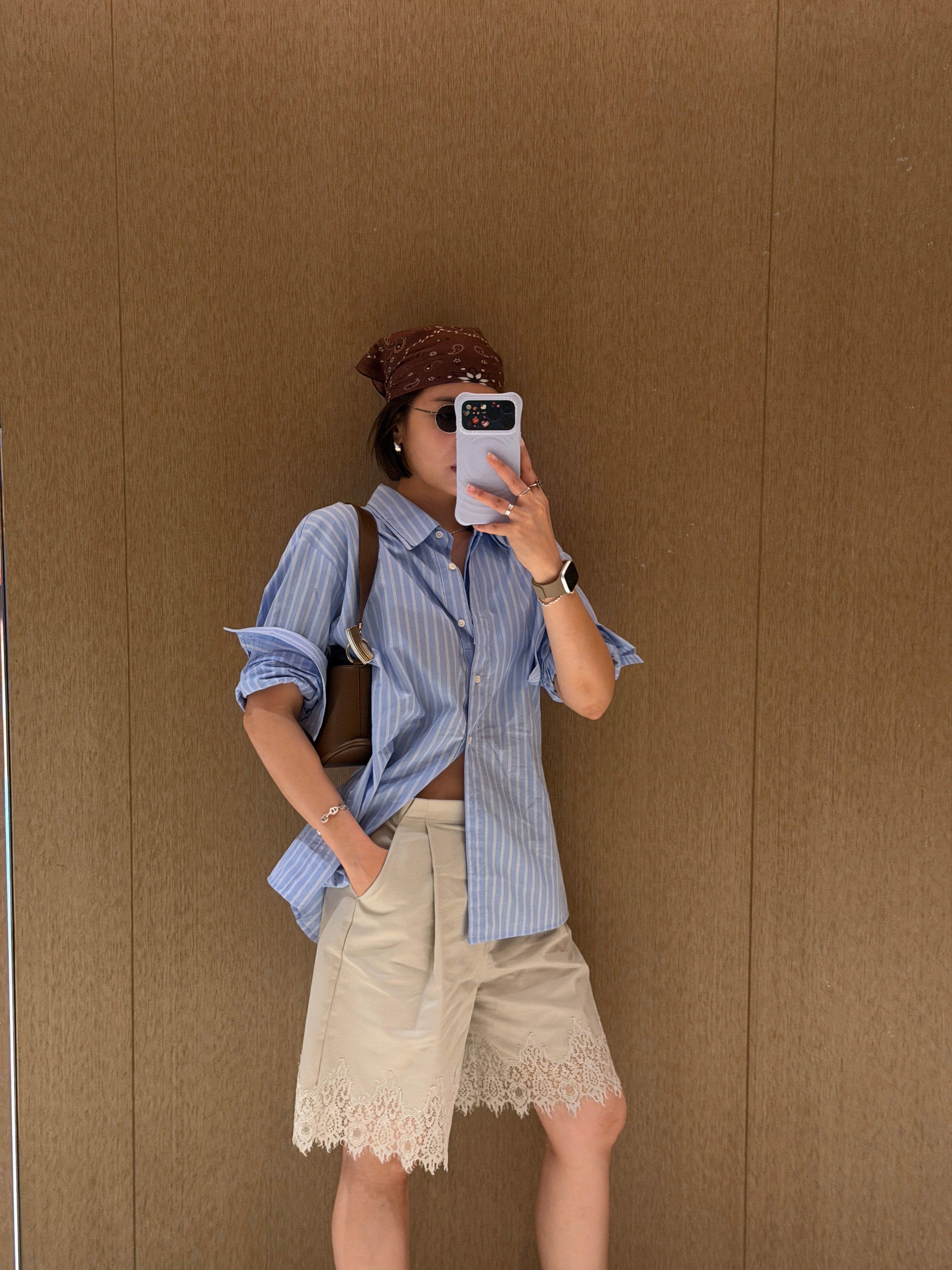 Double Collar Loose Shirt