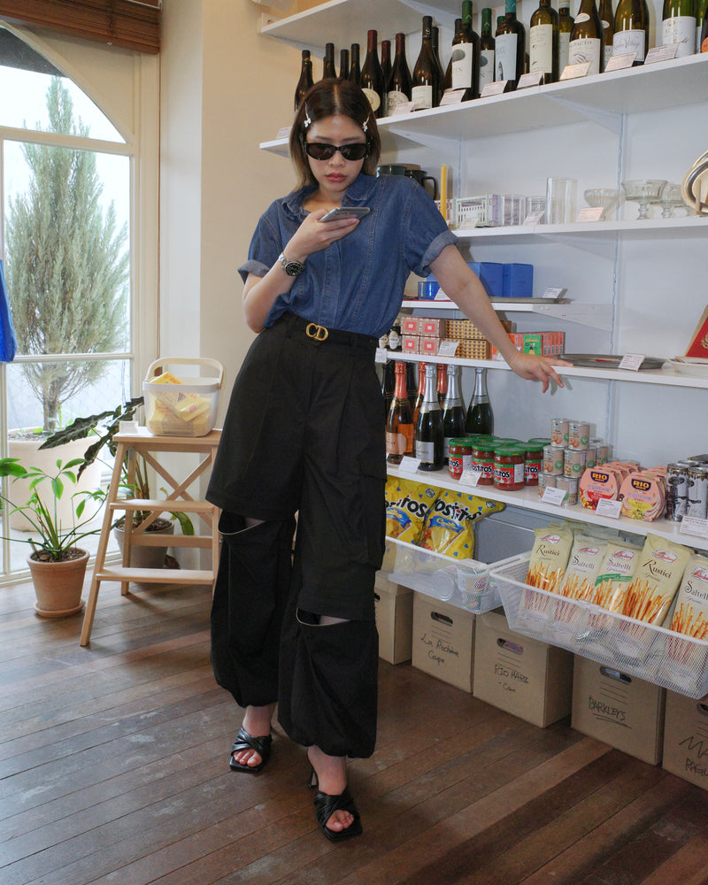 2 way cargo balloon pants