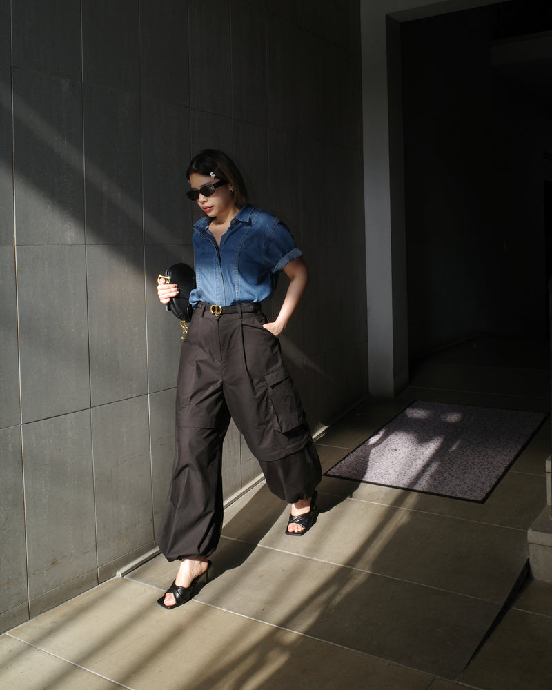 2 way cargo balloon pants