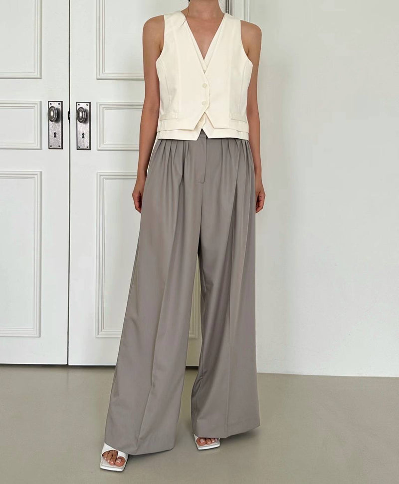 Double layer vest suit