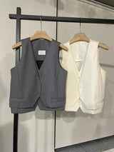 Double layer vest suit