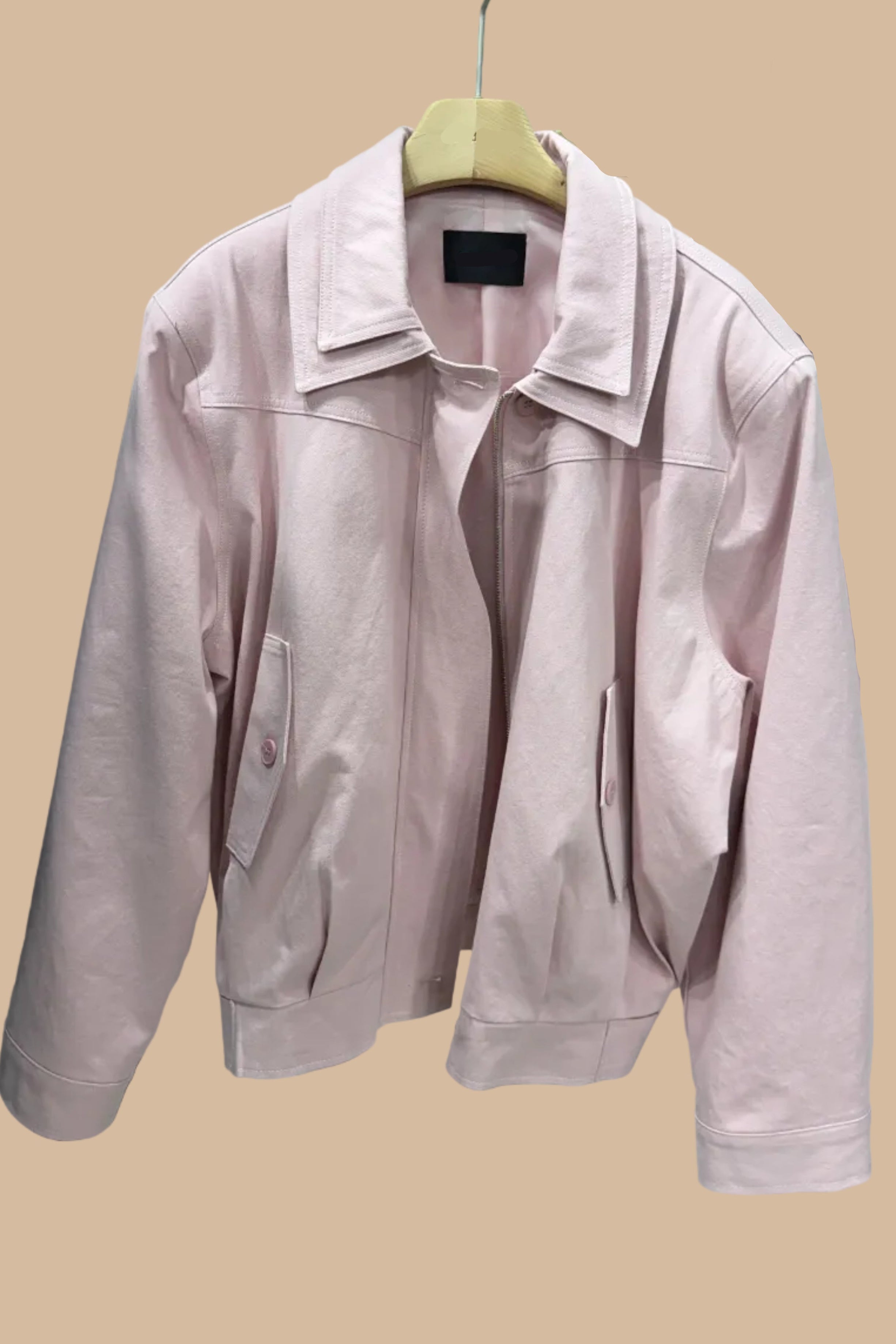 Lindi Double Collar Oversized Bomber