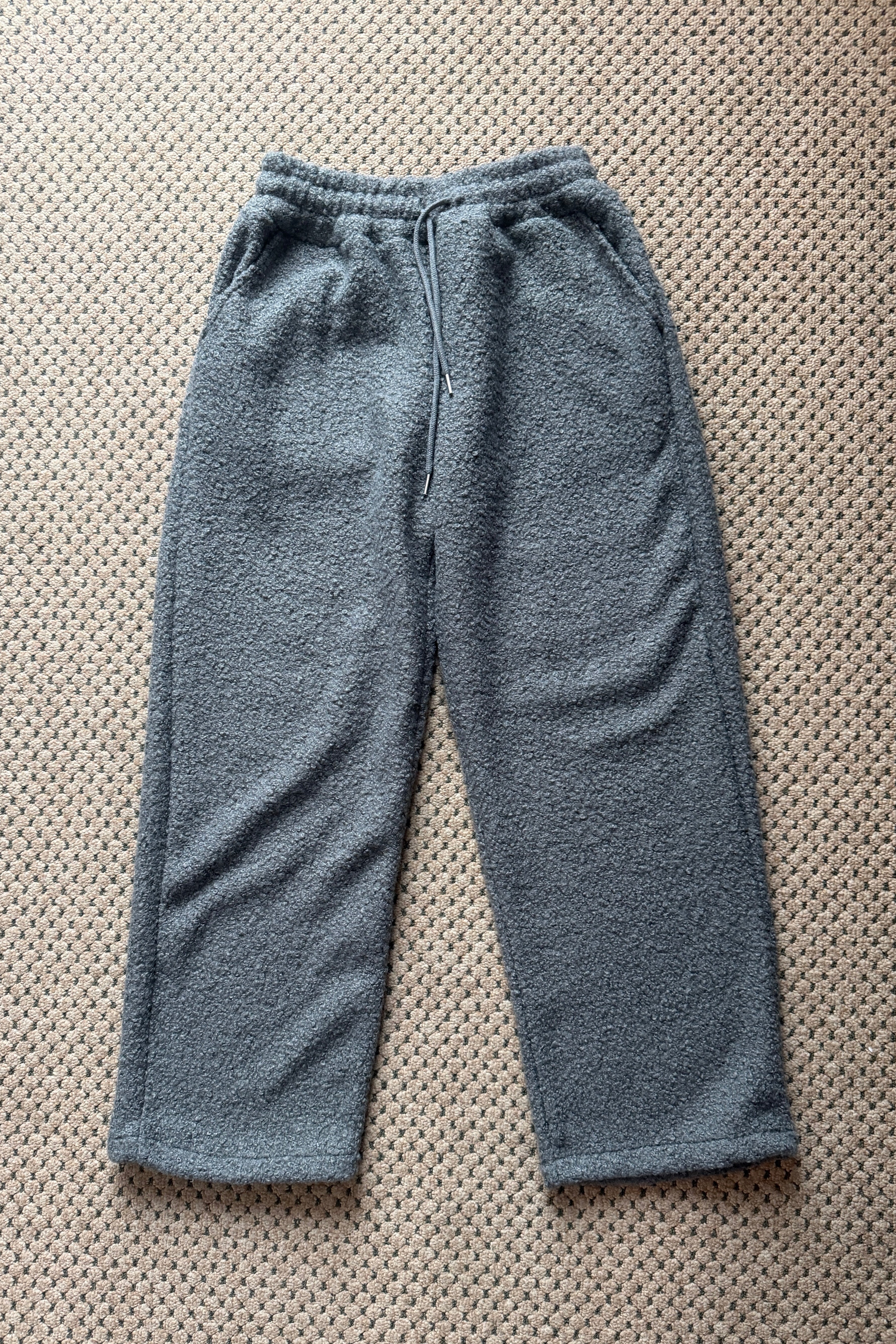 Polar fleece jogger pants (adjustable hem)