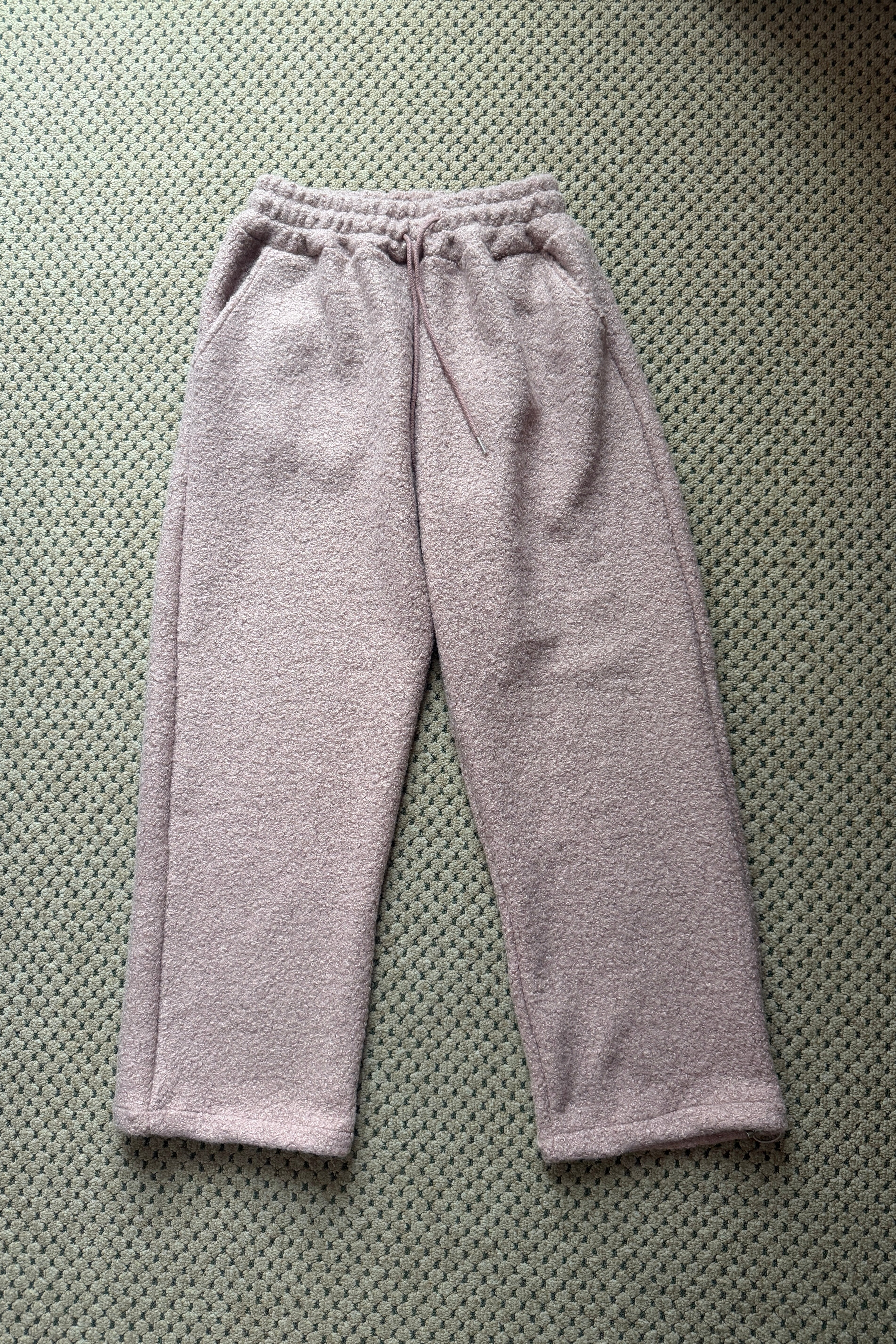 Polar fleece jogger pants (adjustable hem)