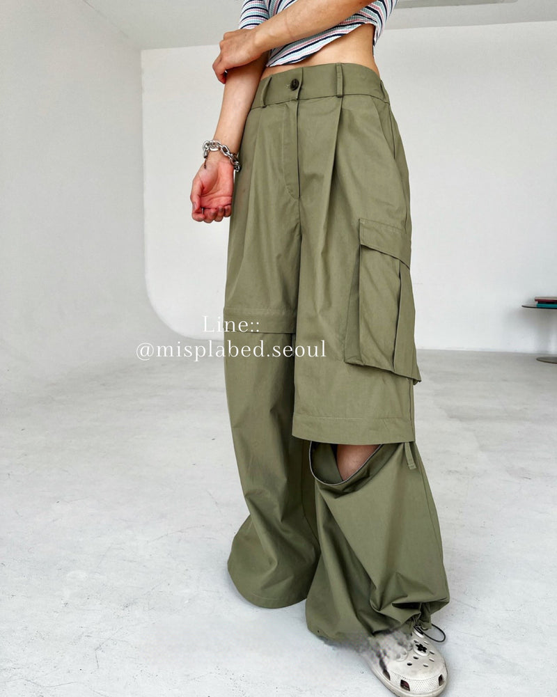 2 way cargo balloon pants
