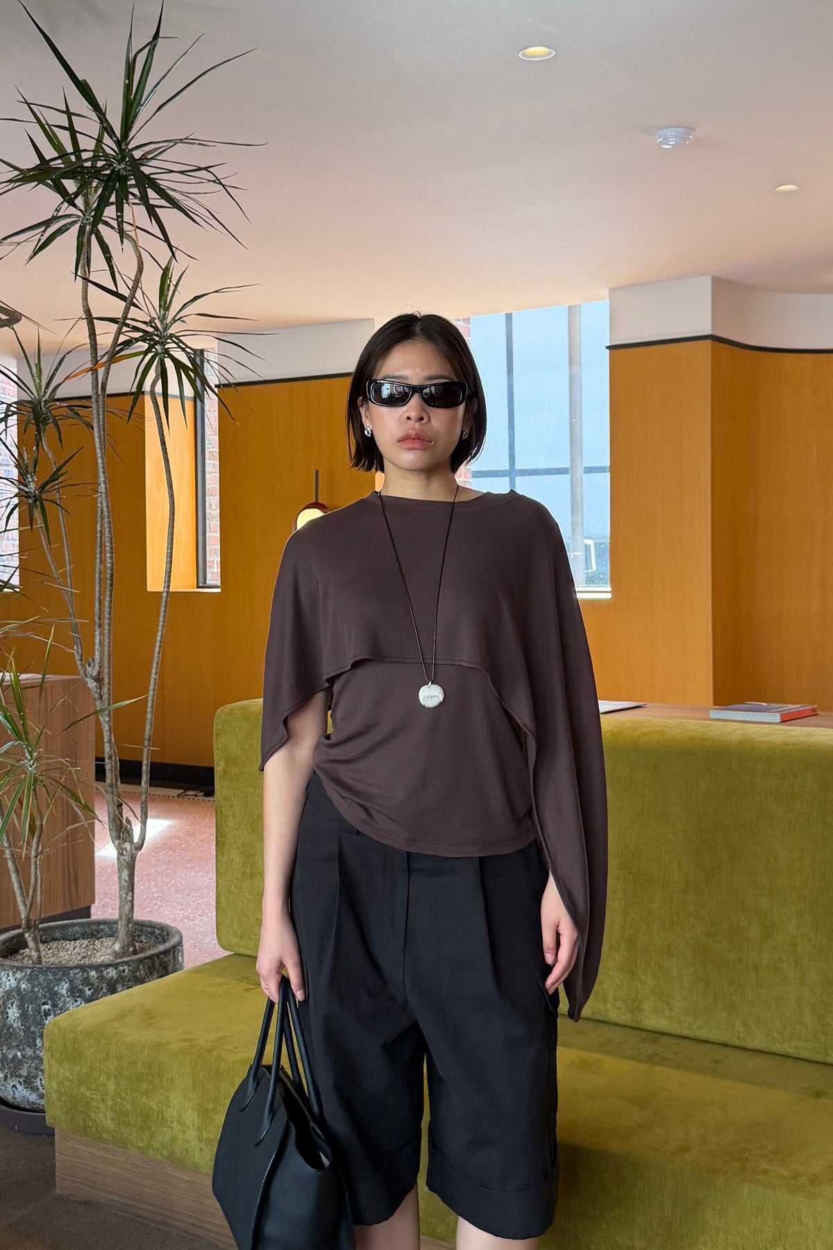 Miu Layered Cape Top