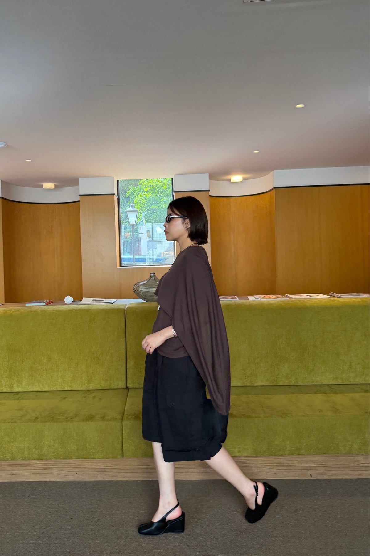 Miu Layered Cape Top