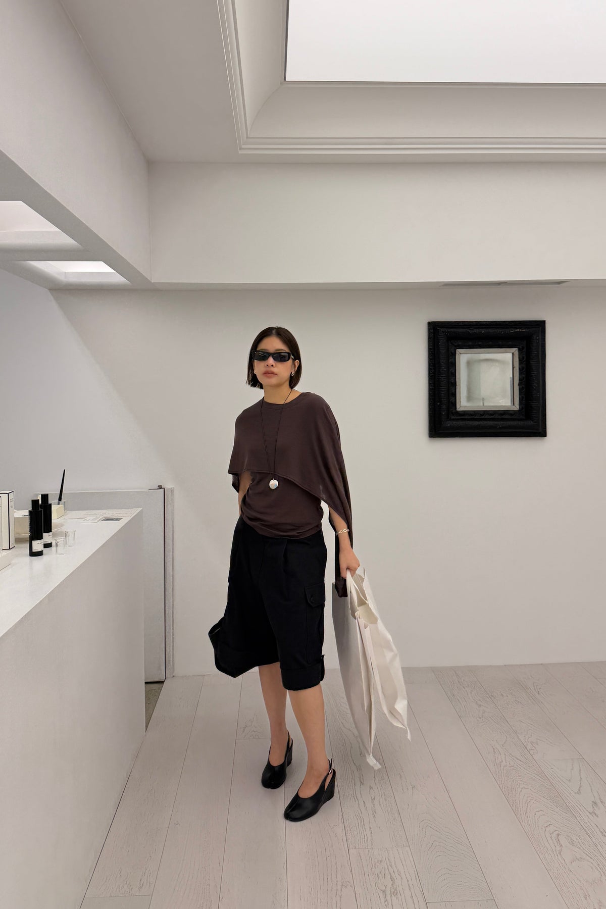 Miu Layered Cape Top