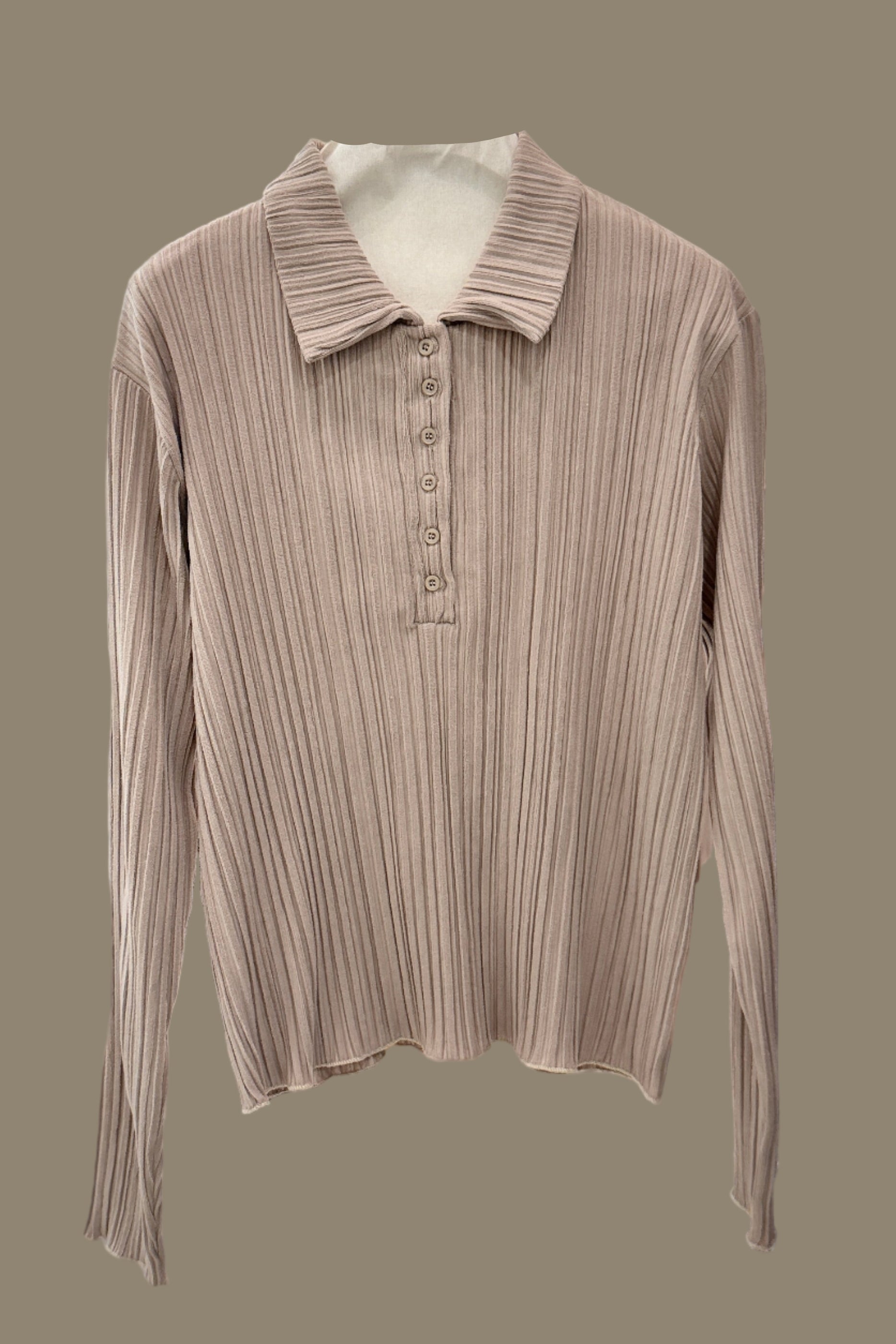Glowny pleat polo top