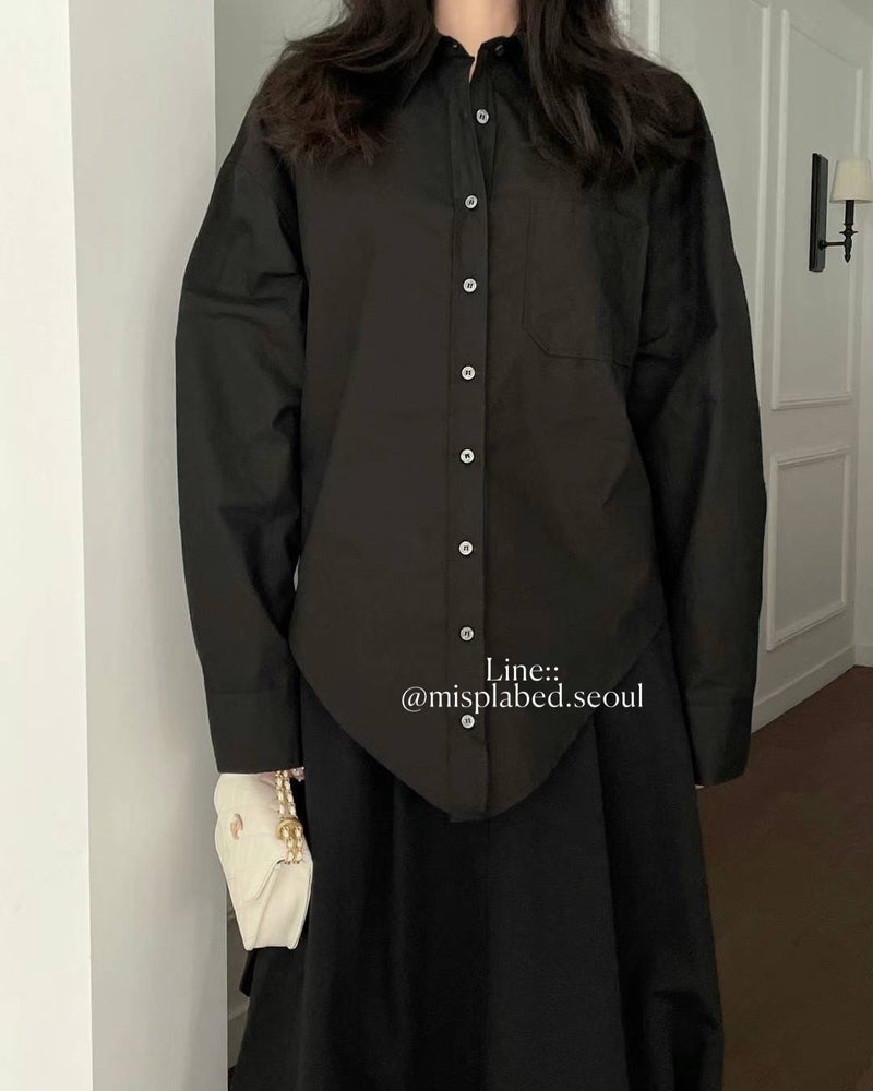 2-way unbalance shirt
