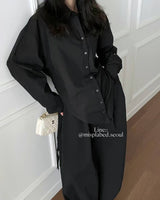 2-way unbalance shirt