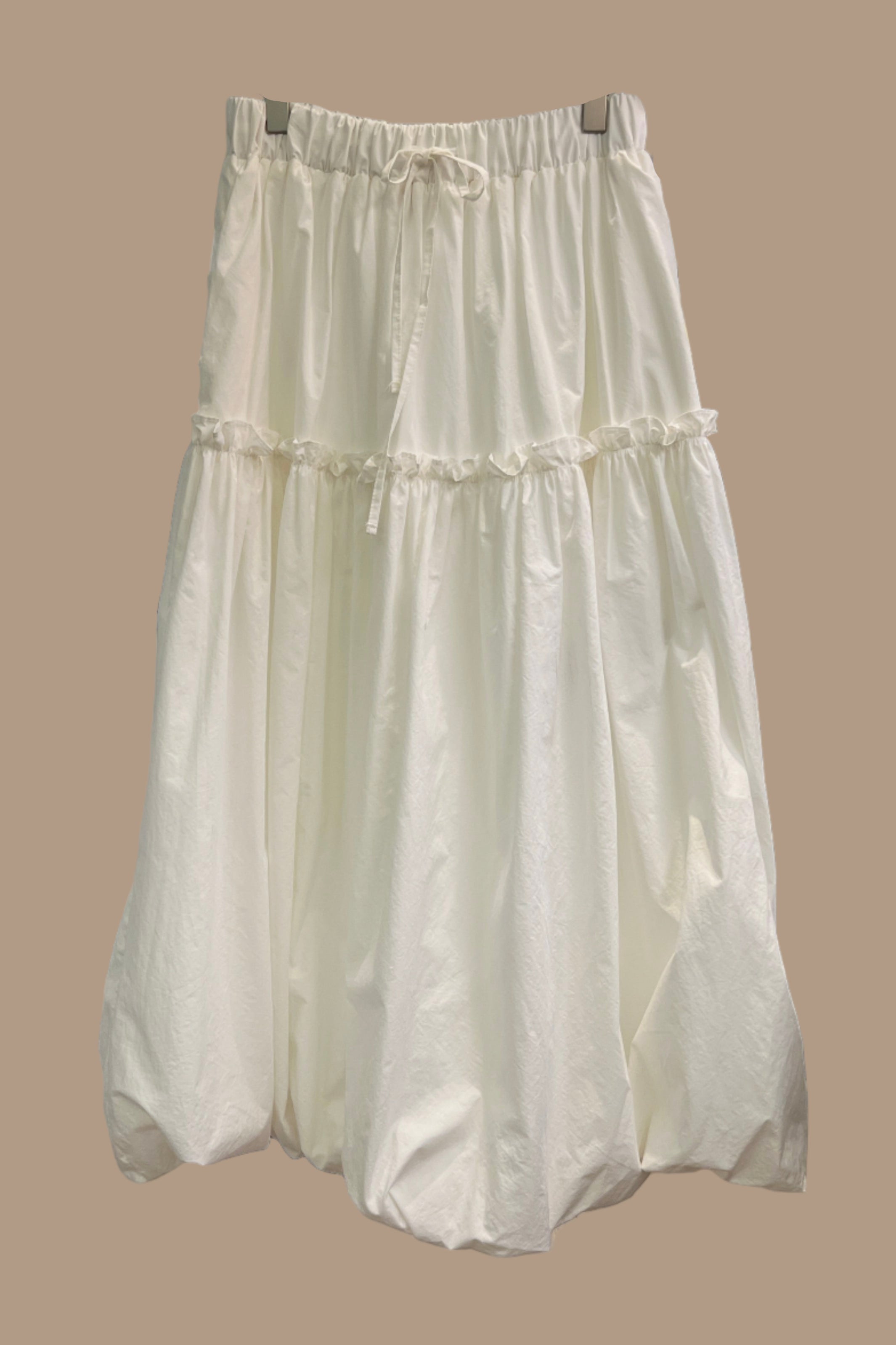Ragon ruffle edge balloon skirt
