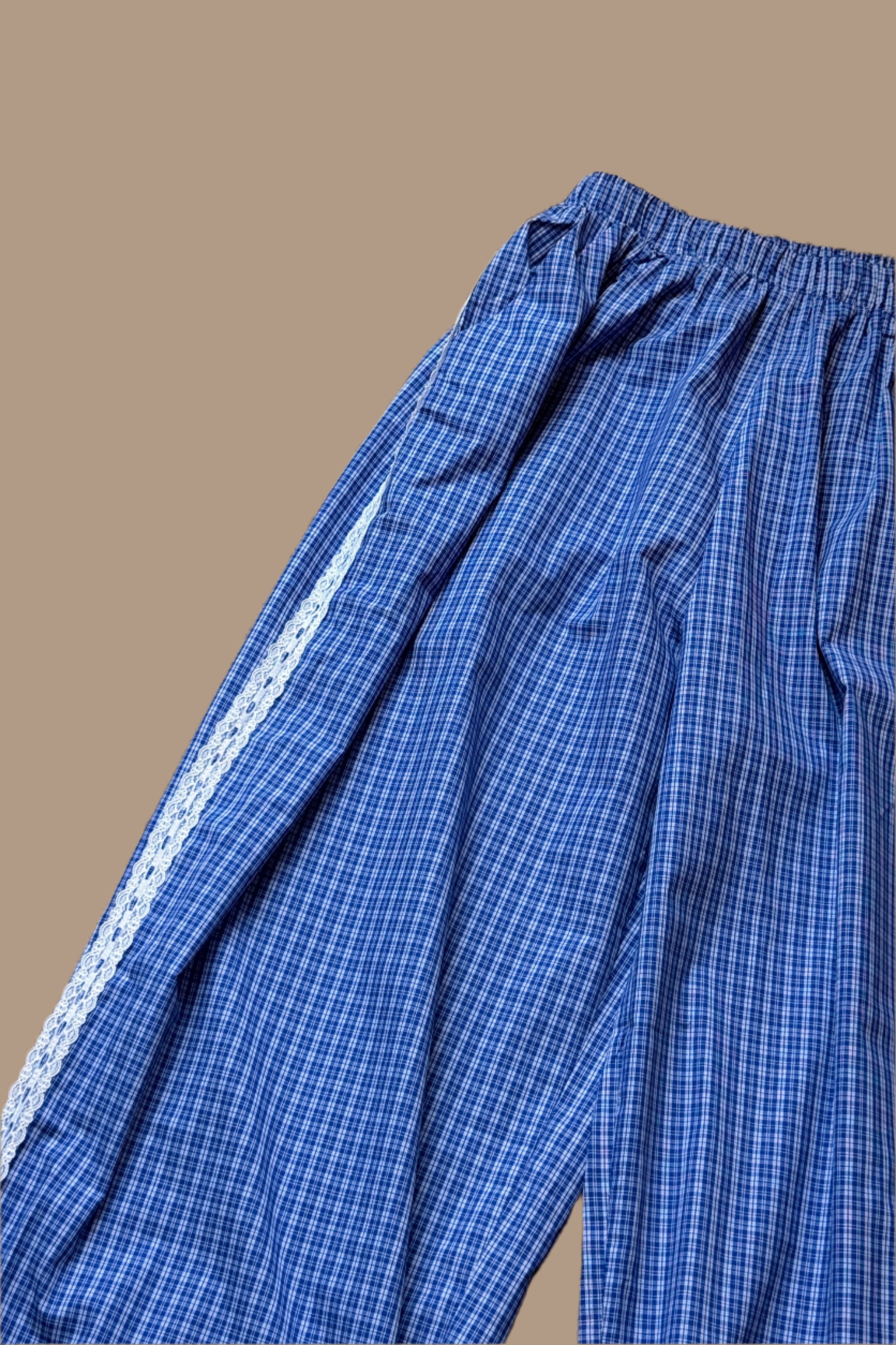 lace side tape pj pants