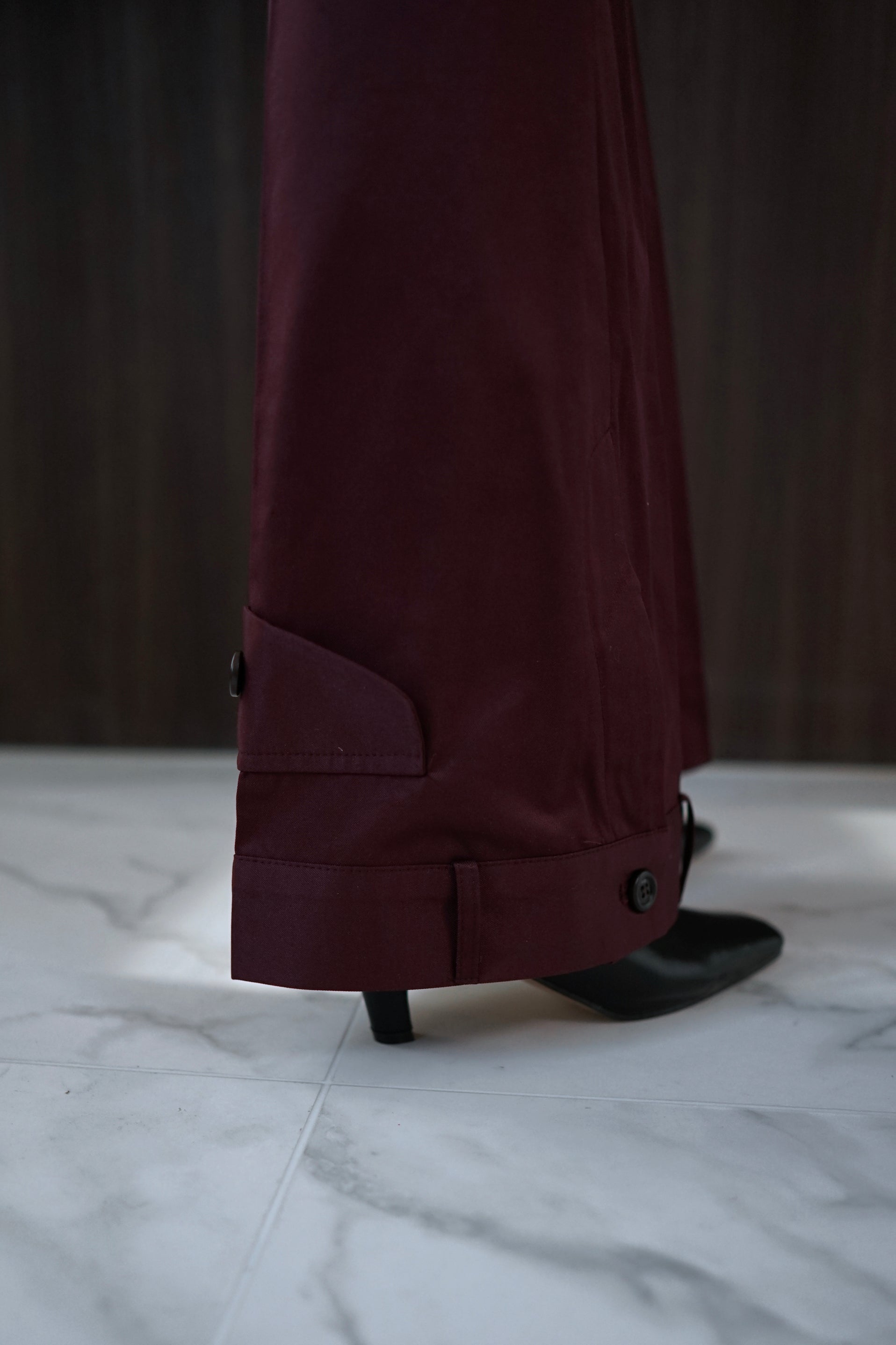 reverse cuffed trousers