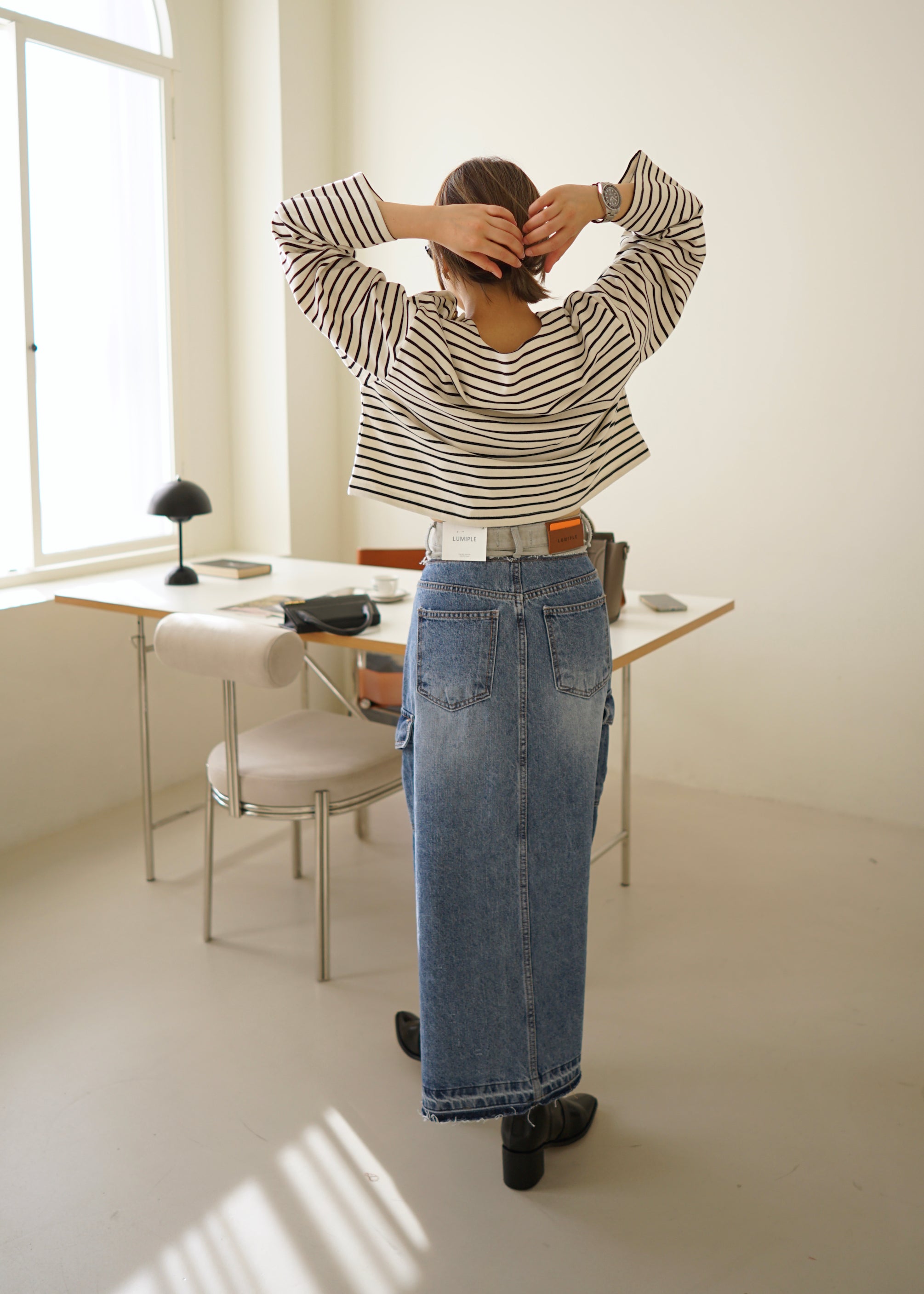 Yosemite stripe crop top