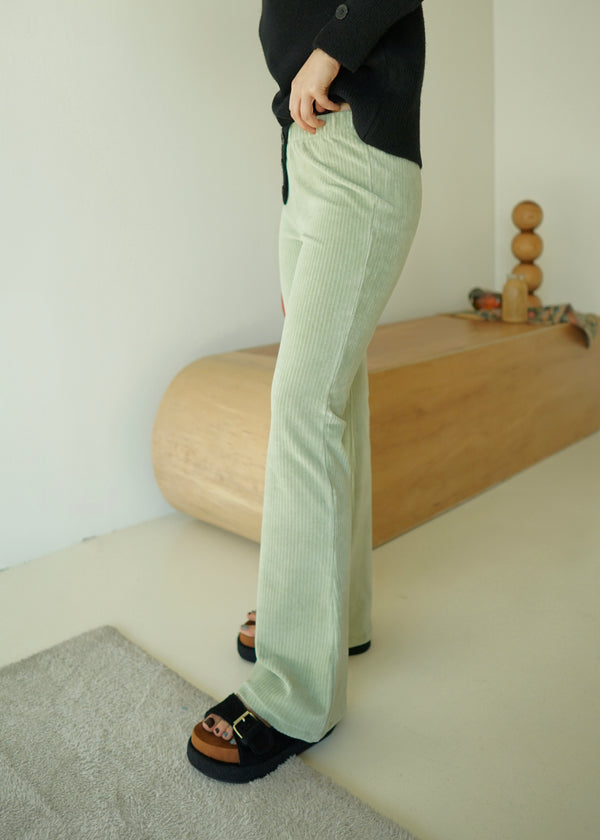 corduroy flared pants
