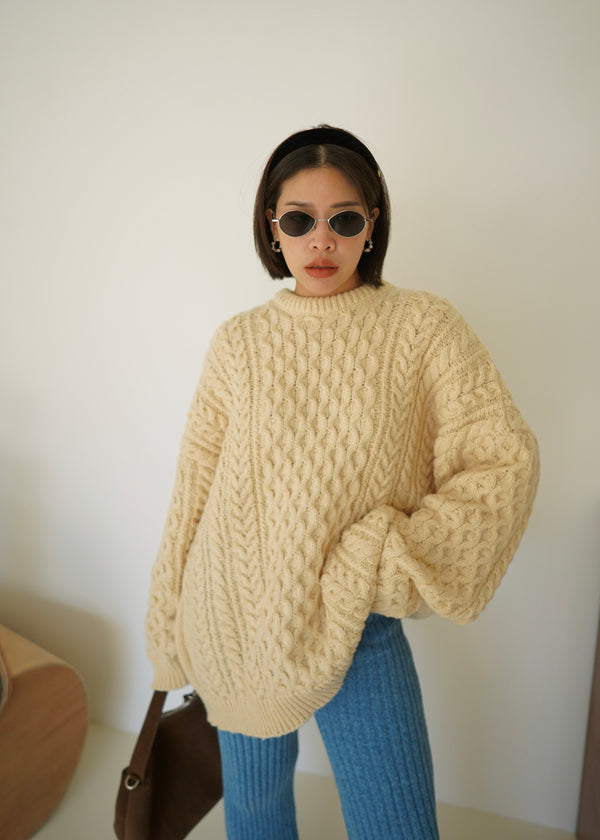 Multi oversized knit