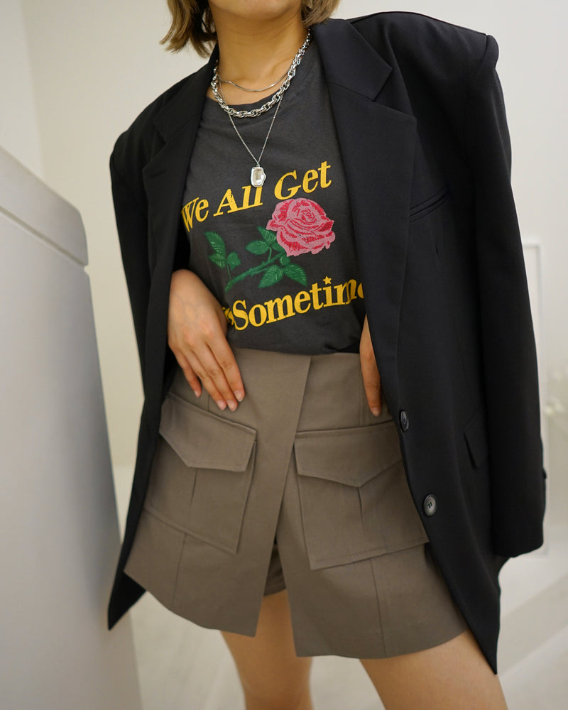 double pocket mini skort