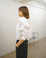 undone crop shirt