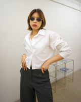 undone crop shirt