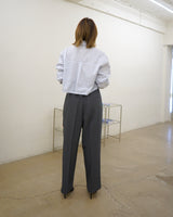 undone crop shirt