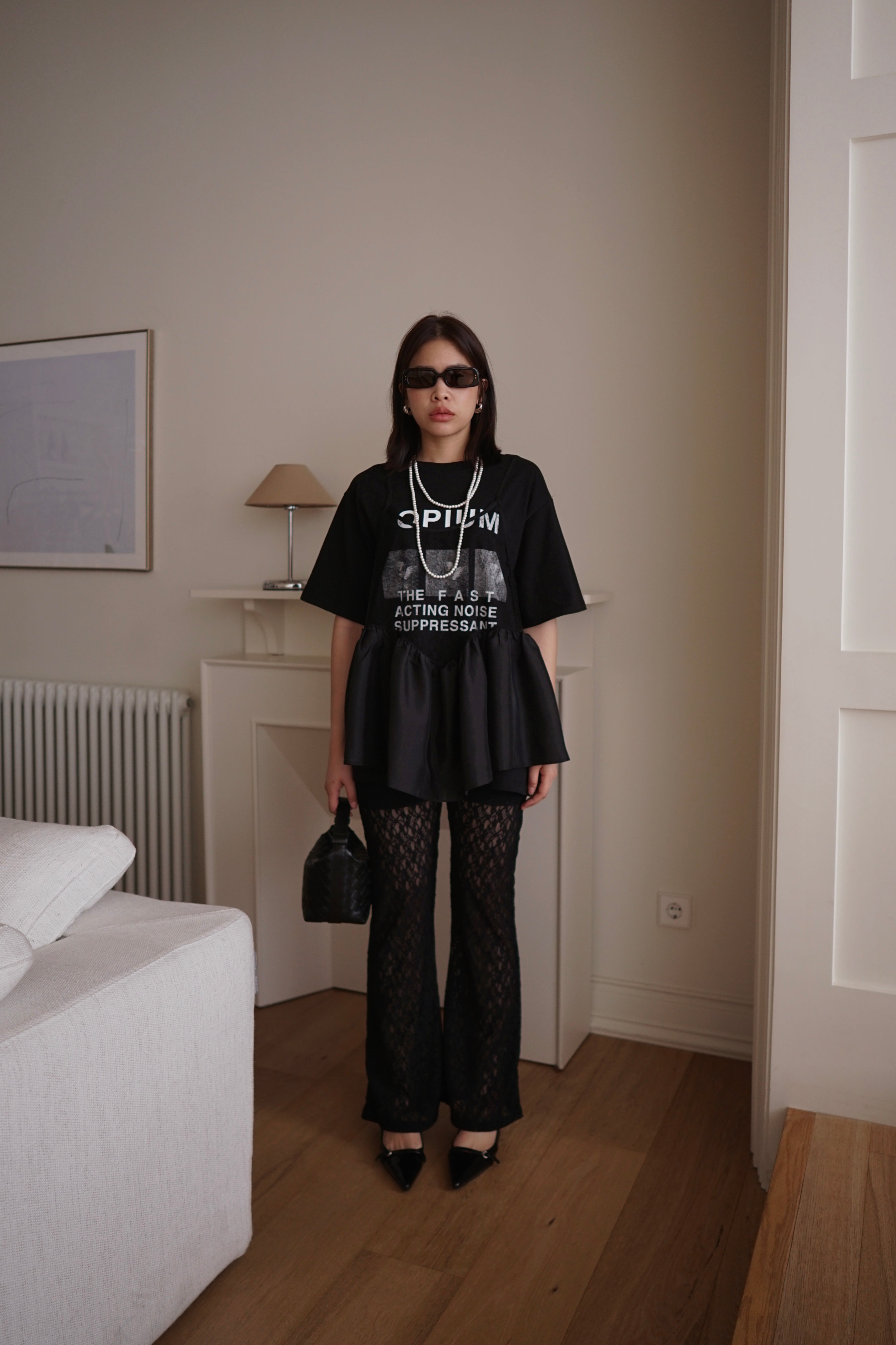Cassie lace flared pants