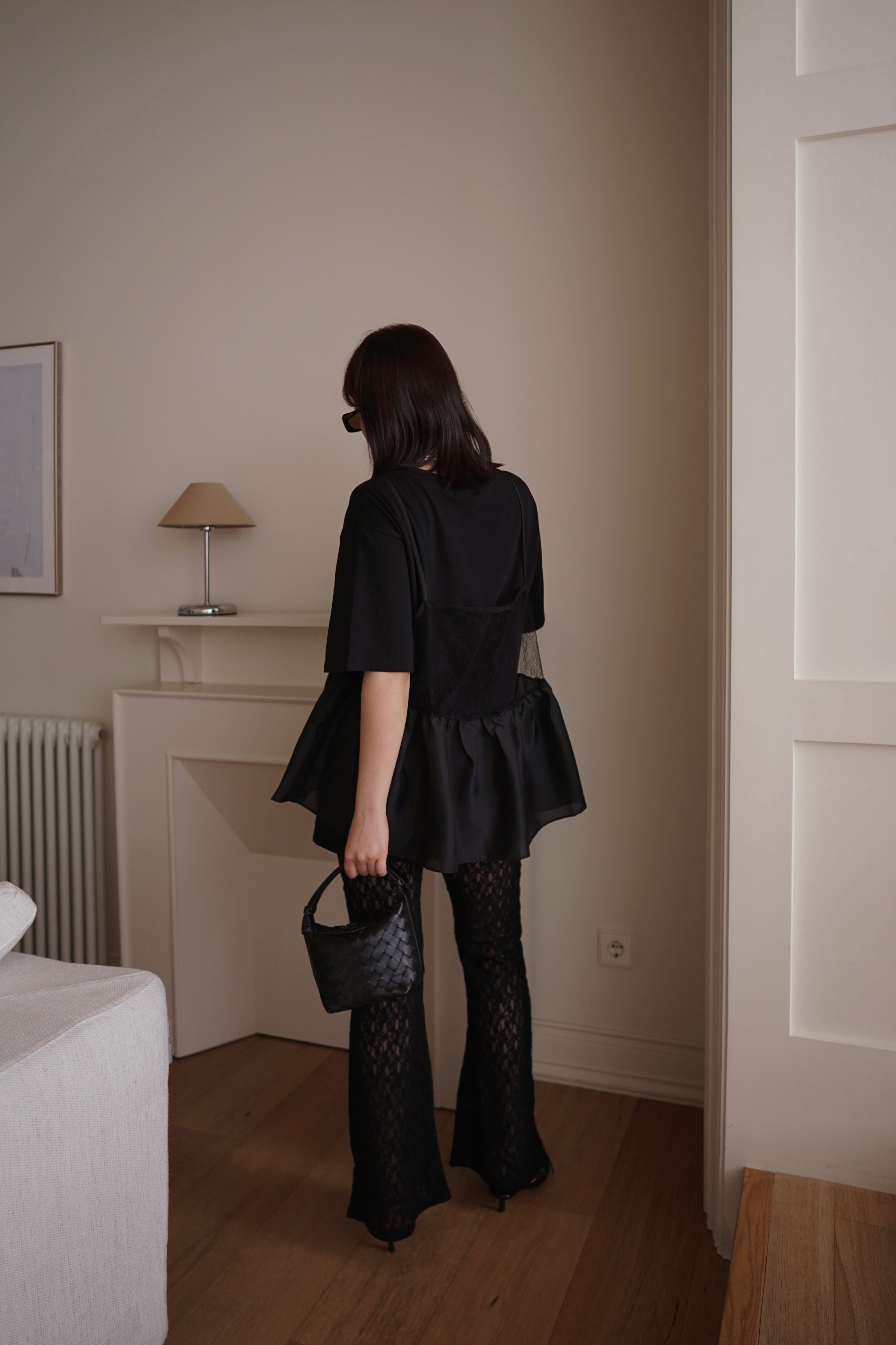 Cassie lace flared pants