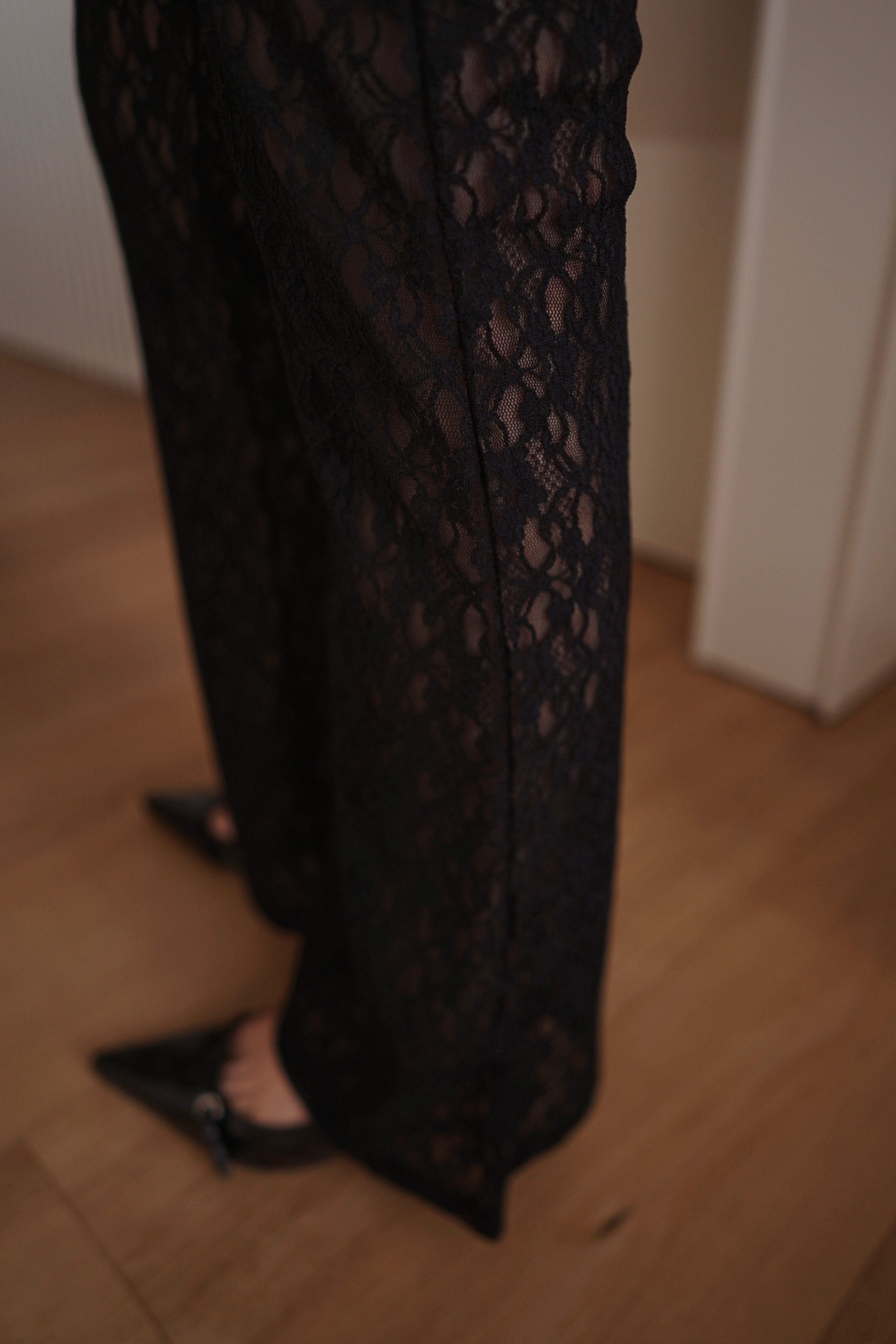 Cassie lace flared pants