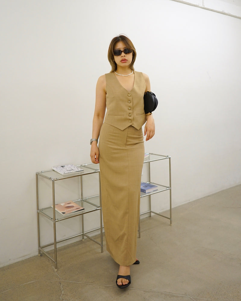 summer vest suit