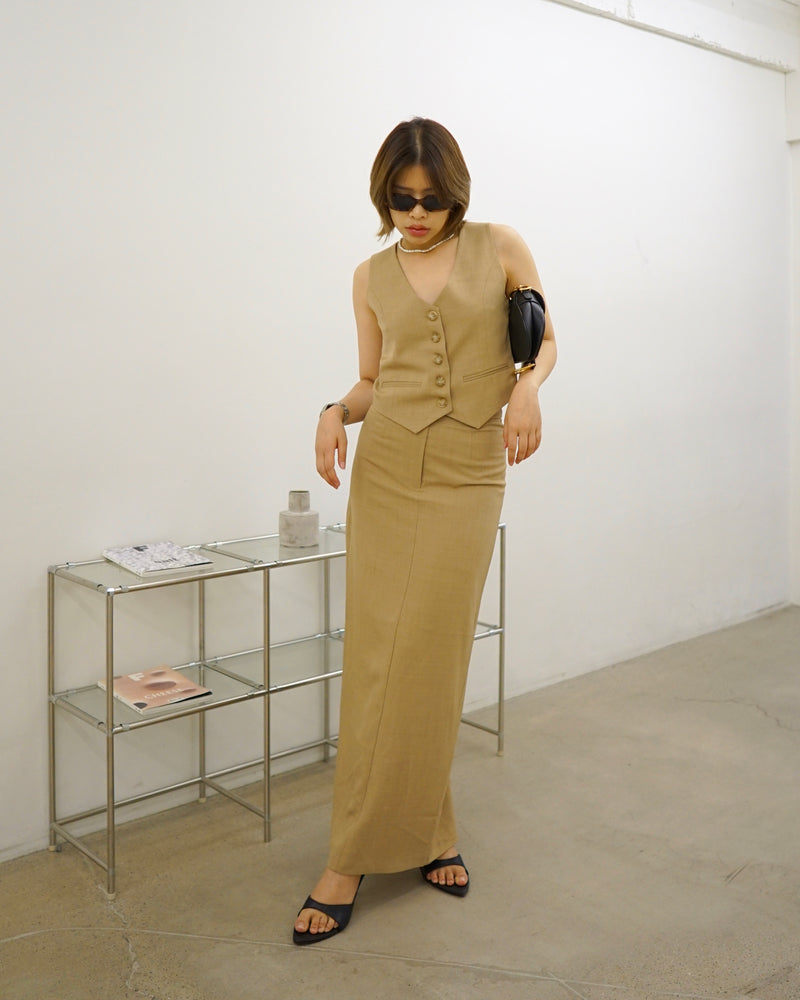 summer vest suit