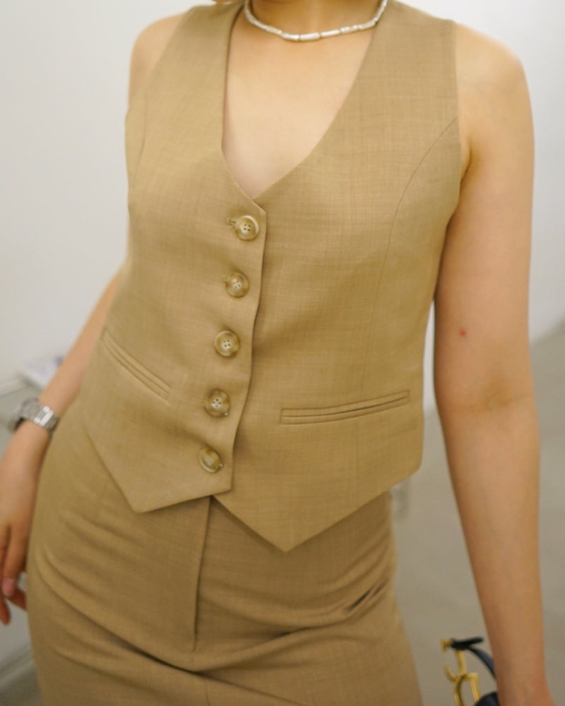 summer vest suit