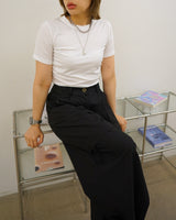 side ruched soft tee